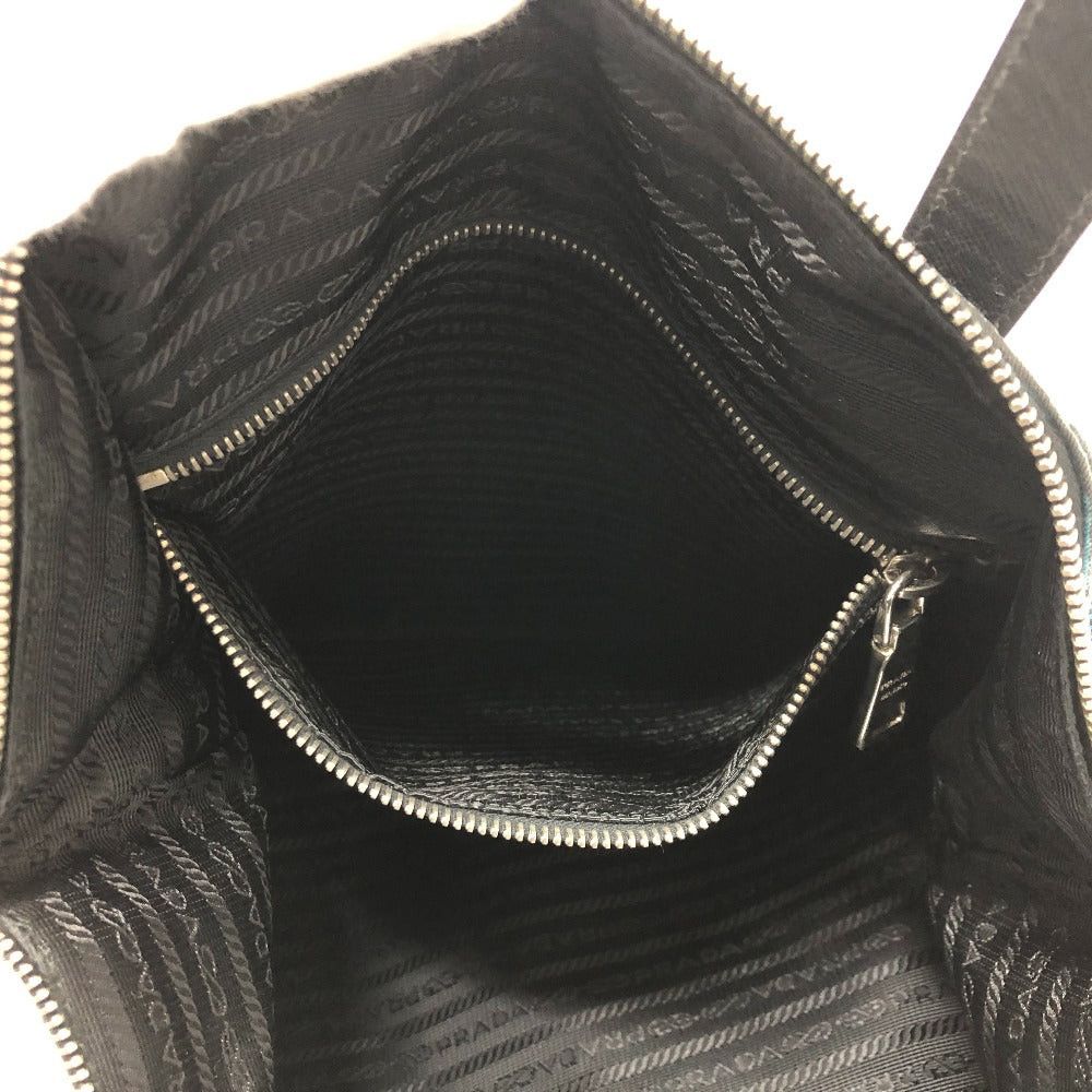 Prada Prada Triangle Logo Check 2 Way Bag Shoulder Diagonal Hanging (E.G. Of A Rocket) Tote Handbag Cotton Women Size ONE SIZE - 14 Thumbnail