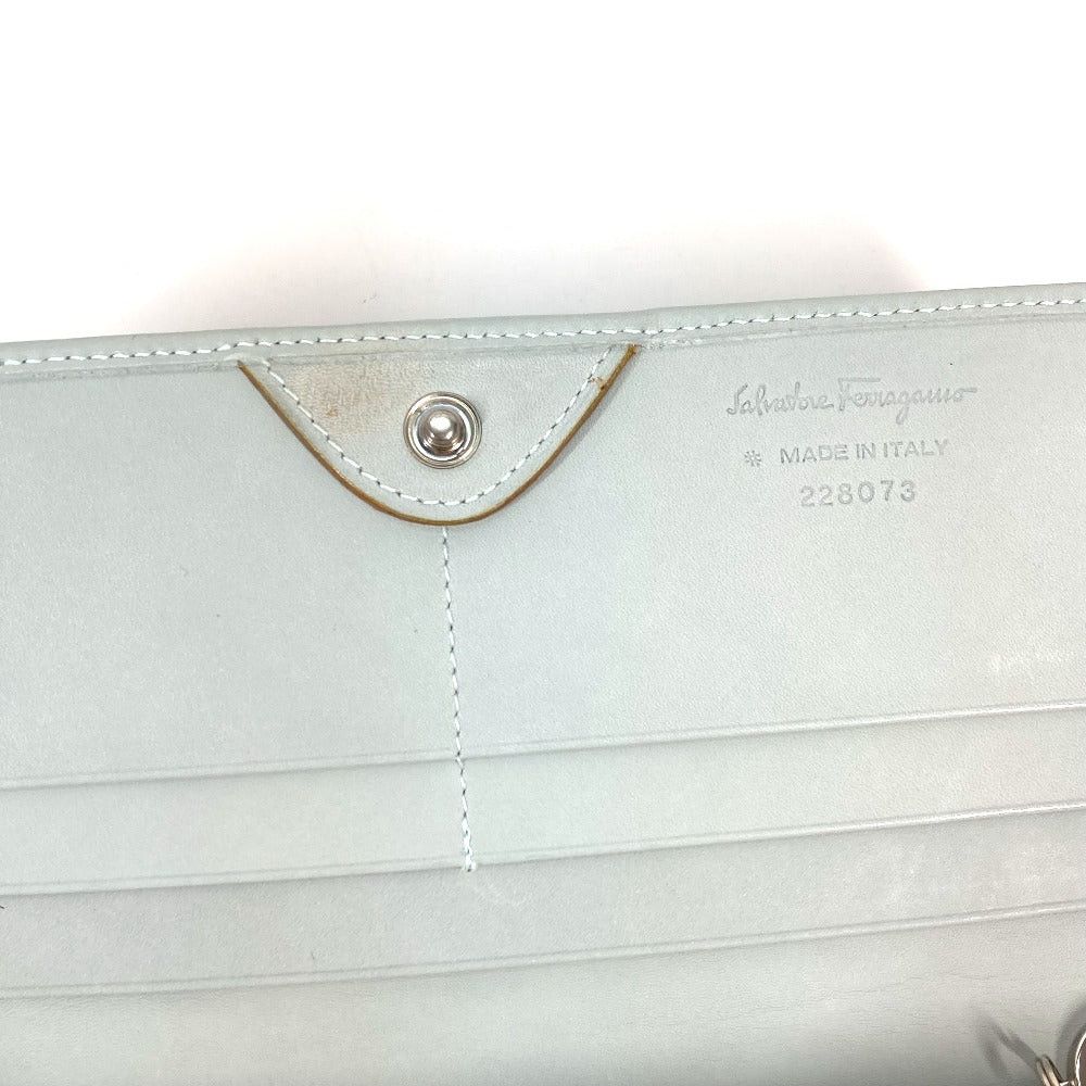 Salvatore Ferragamo Salvatore Ferragamo Long Wallet Gancini Flap Leather Women Size ONE SIZE - 8 Thumbnail