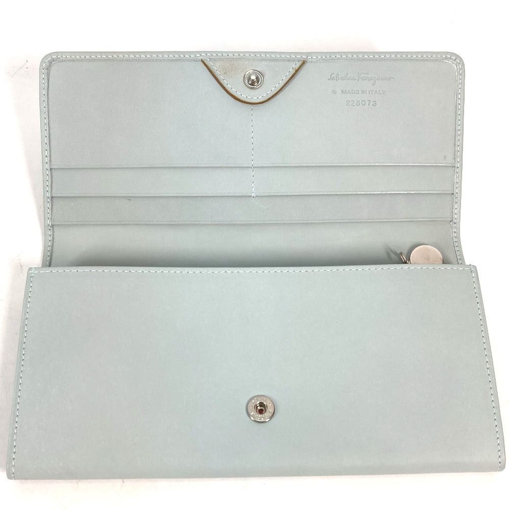 Salvatore Ferragamo Salvatore Ferragamo Long Wallet Gancini Flap Leather Women Size ONE SIZE - 7 Thumbnail