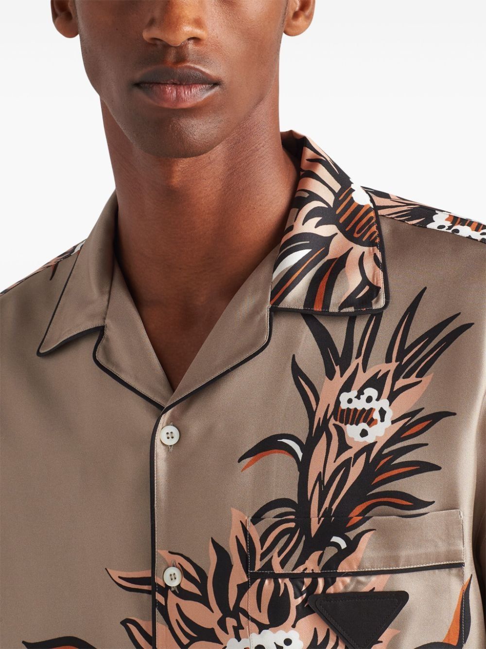 Prada floral-print silk shirt Size US XS / EU 42 / 0 - 4 Thumbnail