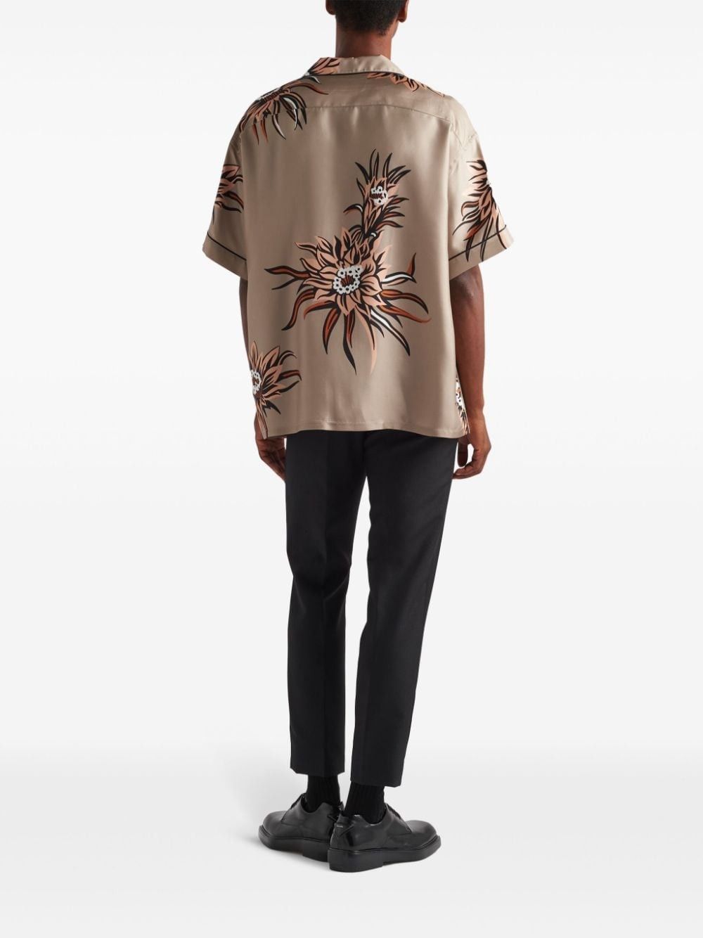 Prada floral-print silk shirt | Grailed