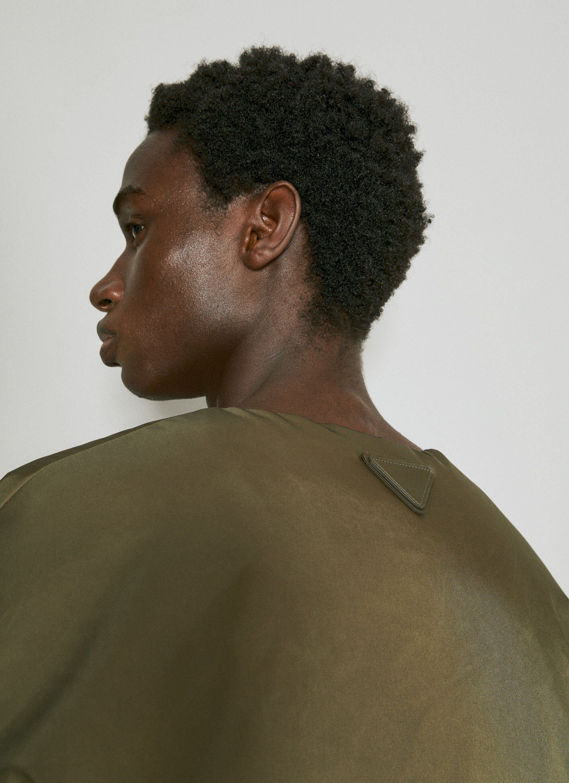 Prada $2.8K VALUE Re-Nylon Down Jacket in khaki Size US M / EU 48-50 / 2 - 2 Thumbnail