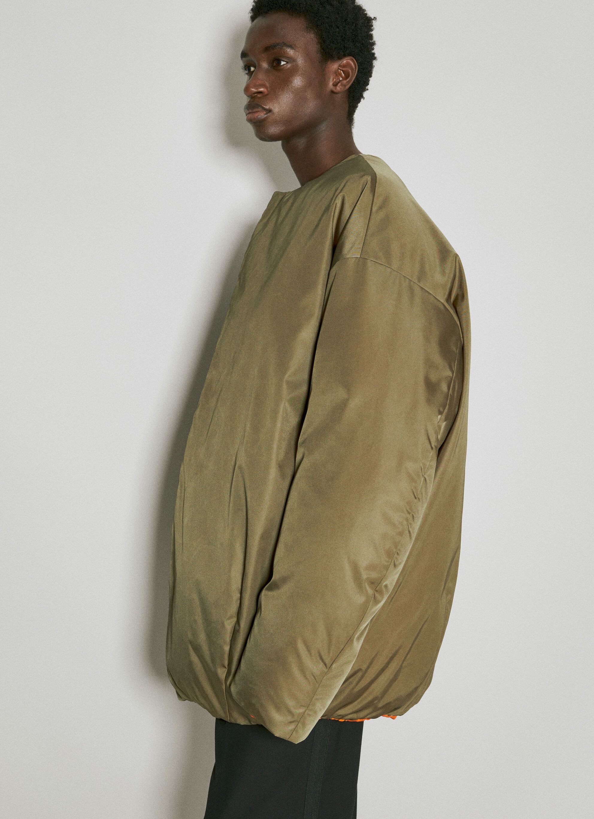 Prada $2.8K VALUE Re-Nylon Down Jacket in khaki Size US XXL / EU 58 / 5 - 5 Thumbnail