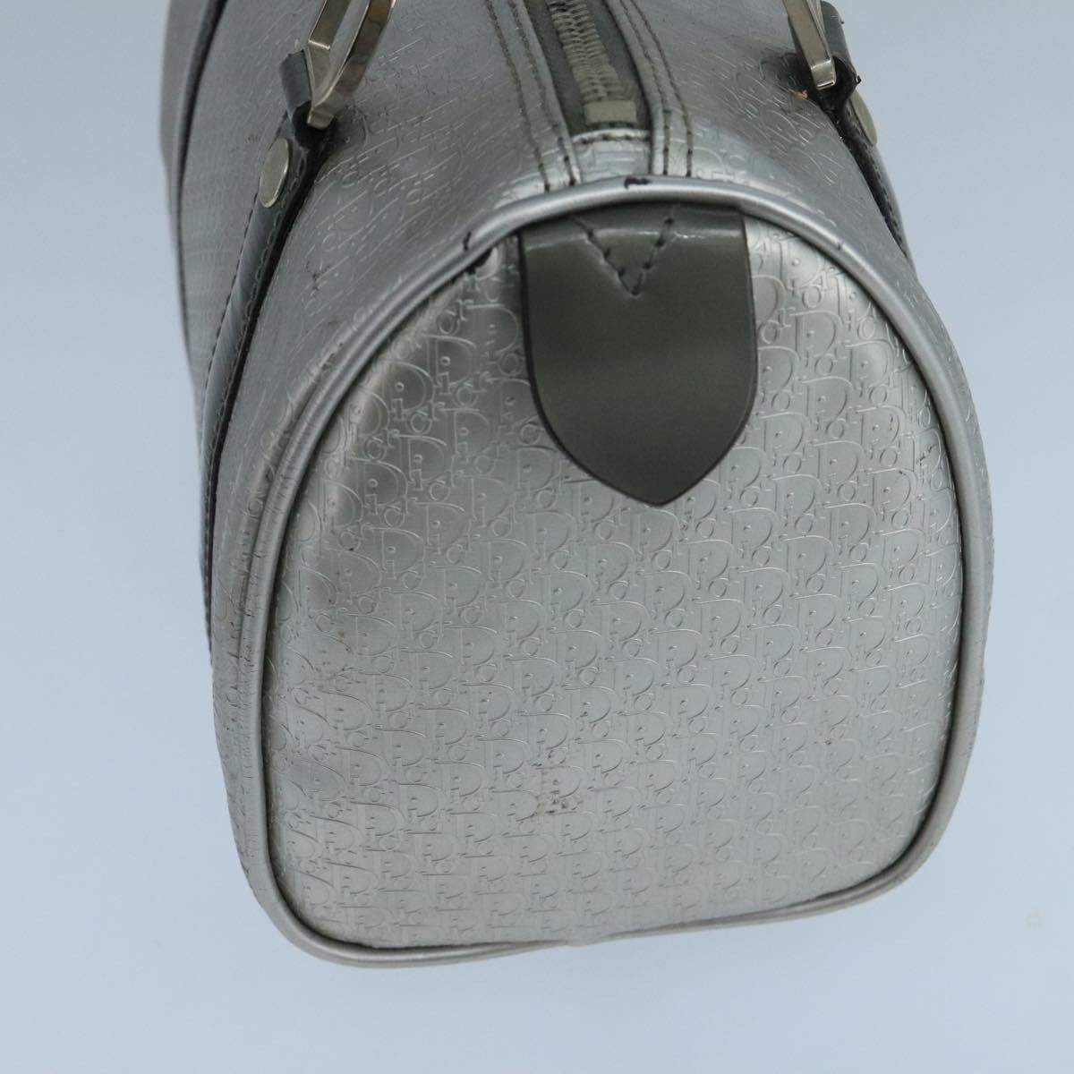 Dior Trotter Silver Leather Handbag (Pre-Owned) Size ONE SIZE - 13 Thumbnail