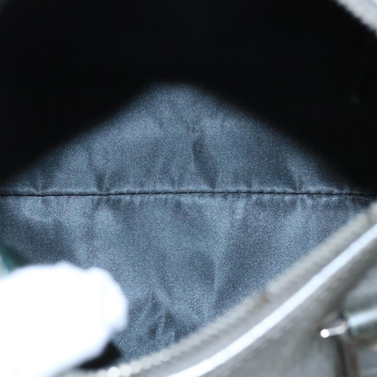 Dior Trotter Silver Leather Handbag (Pre-Owned) Size ONE SIZE - 8 Thumbnail
