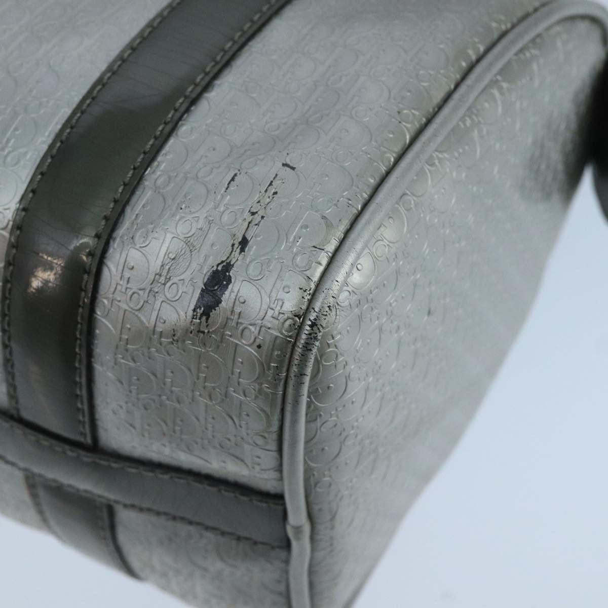 Dior Trotter Silver Leather Handbag (Pre-Owned) Size ONE SIZE - 6 Thumbnail