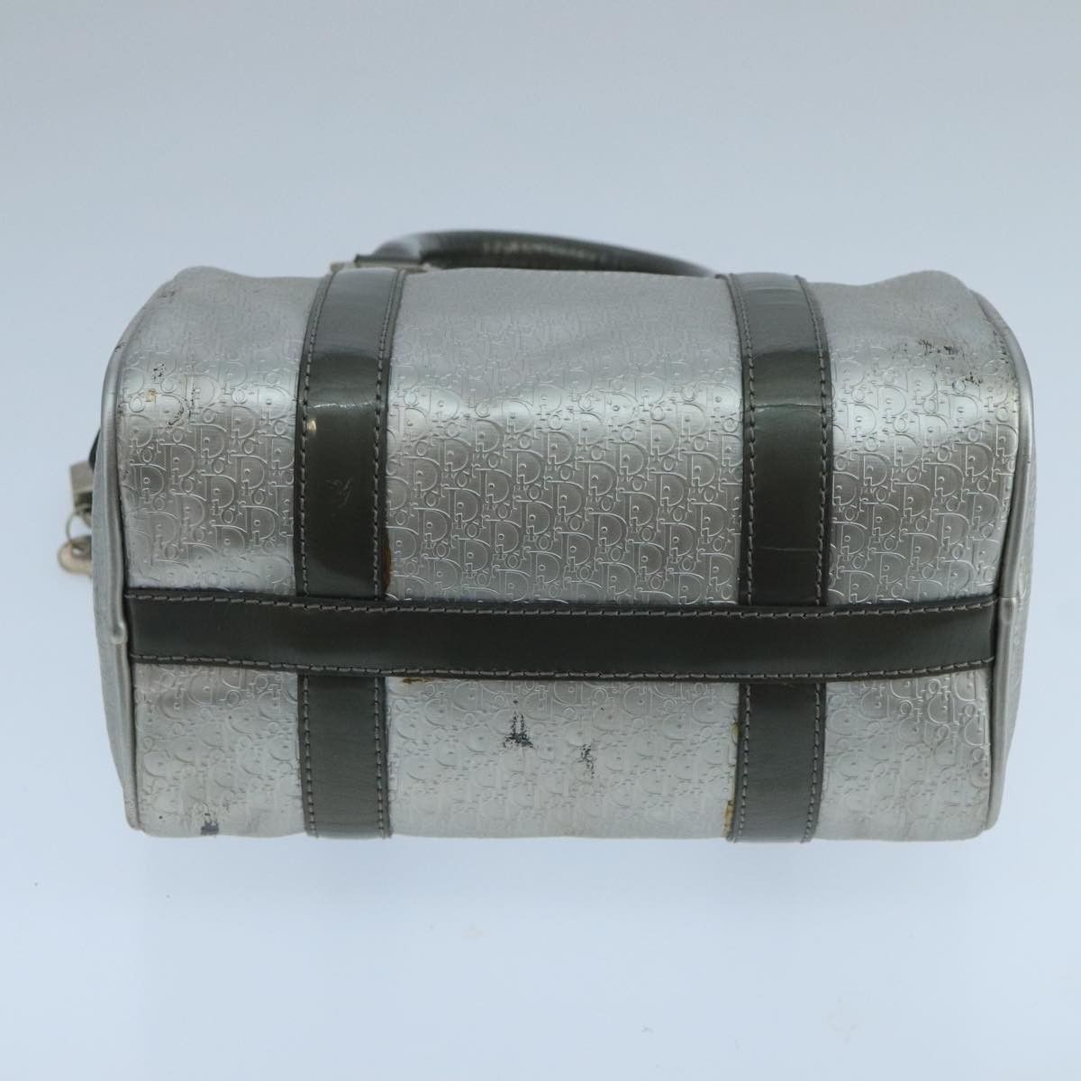 Dior Trotter Silver Leather Handbag (Pre-Owned) Size ONE SIZE - 5 Thumbnail