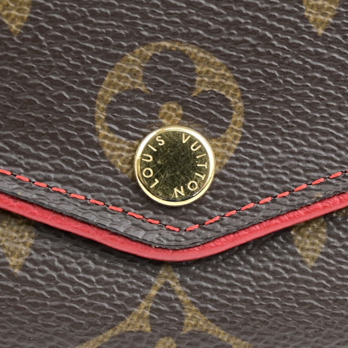 Louis Vuitton Portefeuille Sarah Brown Canvas Wallet (Pre-Owned) Size ONE SIZE - 8 Thumbnail