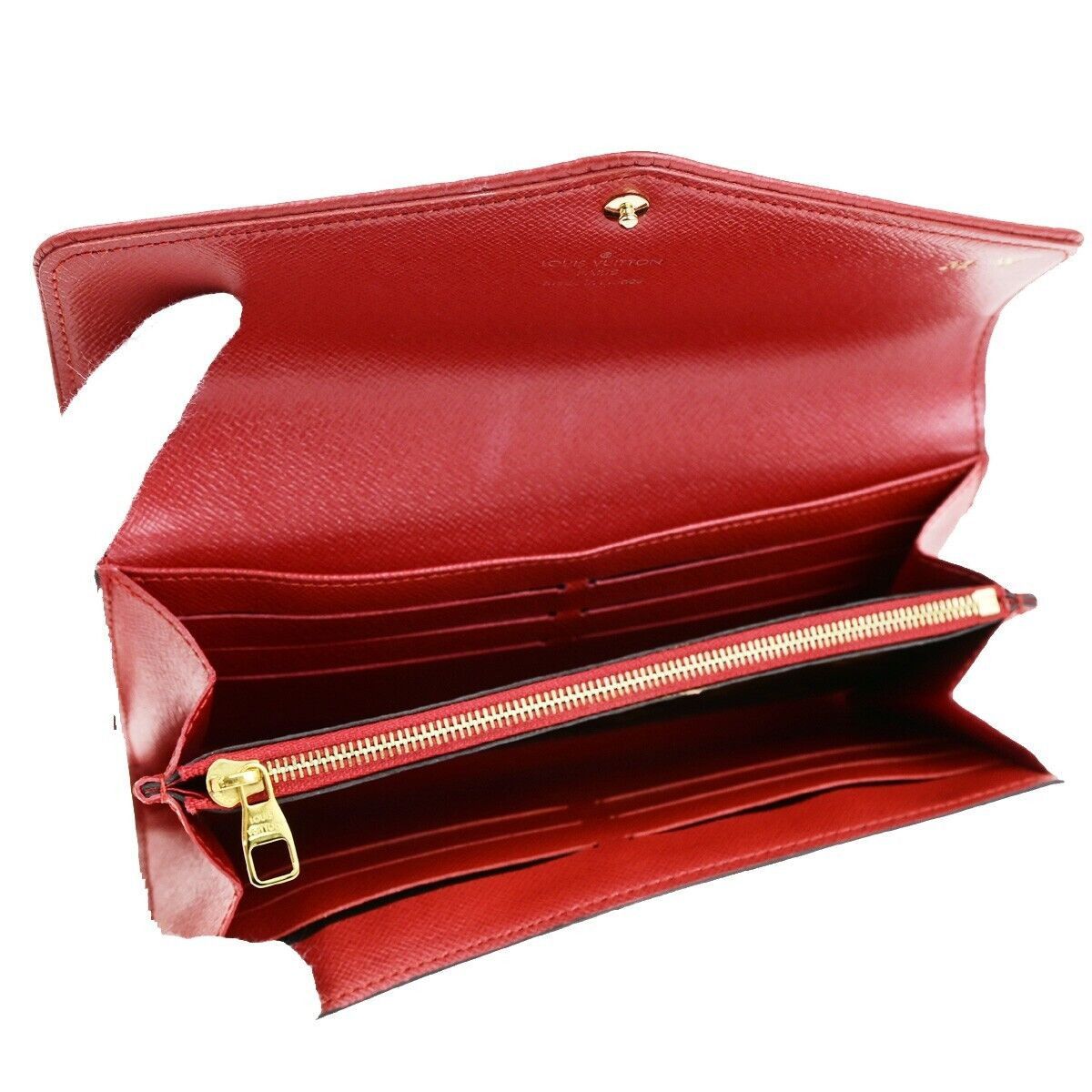 Louis Vuitton Portefeuille Sarah Brown Canvas Wallet (Pre-Owned) Size ONE SIZE - 12 Thumbnail