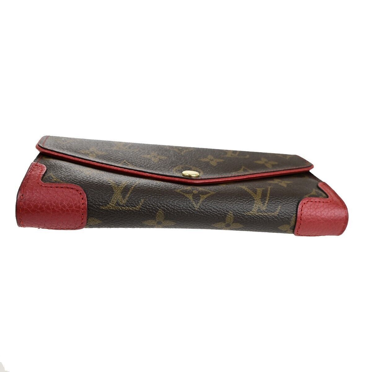 Louis Vuitton Portefeuille Sarah Brown Canvas Wallet (Pre-Owned) Size ONE SIZE - 6 Thumbnail