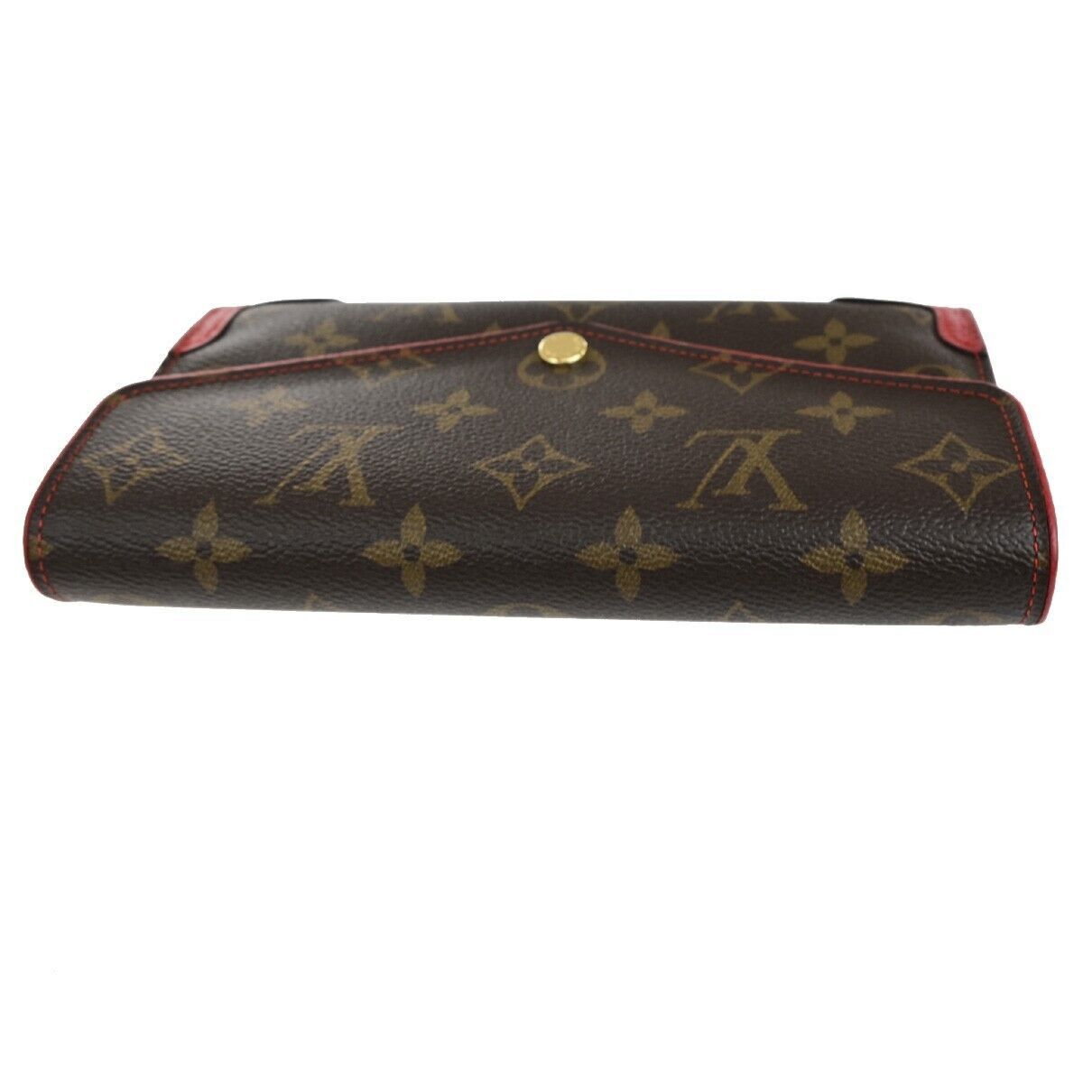 Louis Vuitton Portefeuille Sarah Brown Canvas Wallet (Pre-Owned) Size ONE SIZE - 5 Thumbnail