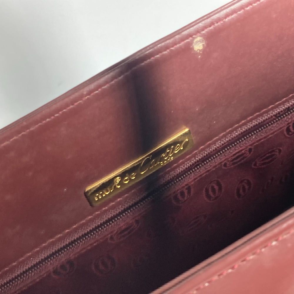 Cartier Cartier Vertical Logo Mast Line Briefcase Shoulder Bag Tote Leather Women Size ONE SIZE - 12 Thumbnail
