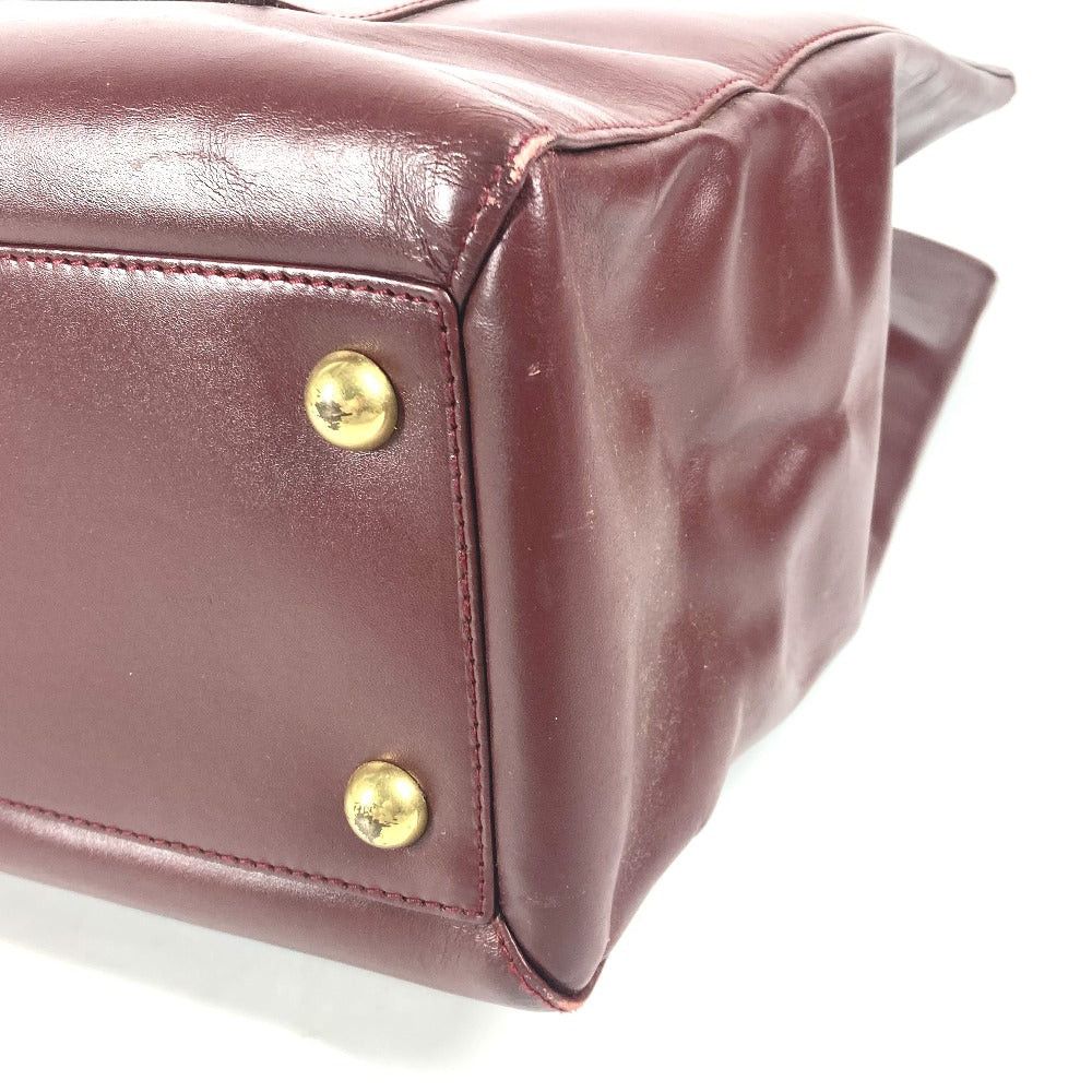 Cartier Cartier Vertical Logo Mast Line Briefcase Shoulder Bag Tote Leather Women Size ONE SIZE - 9 Thumbnail