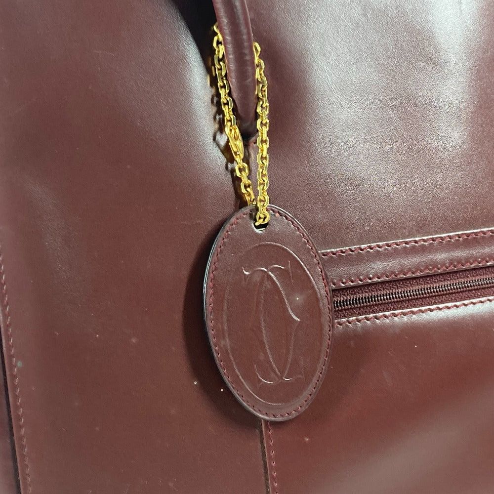Cartier Cartier Vertical Logo Mast Line Briefcase Shoulder Bag Tote Leather Women Size ONE SIZE - 6 Thumbnail