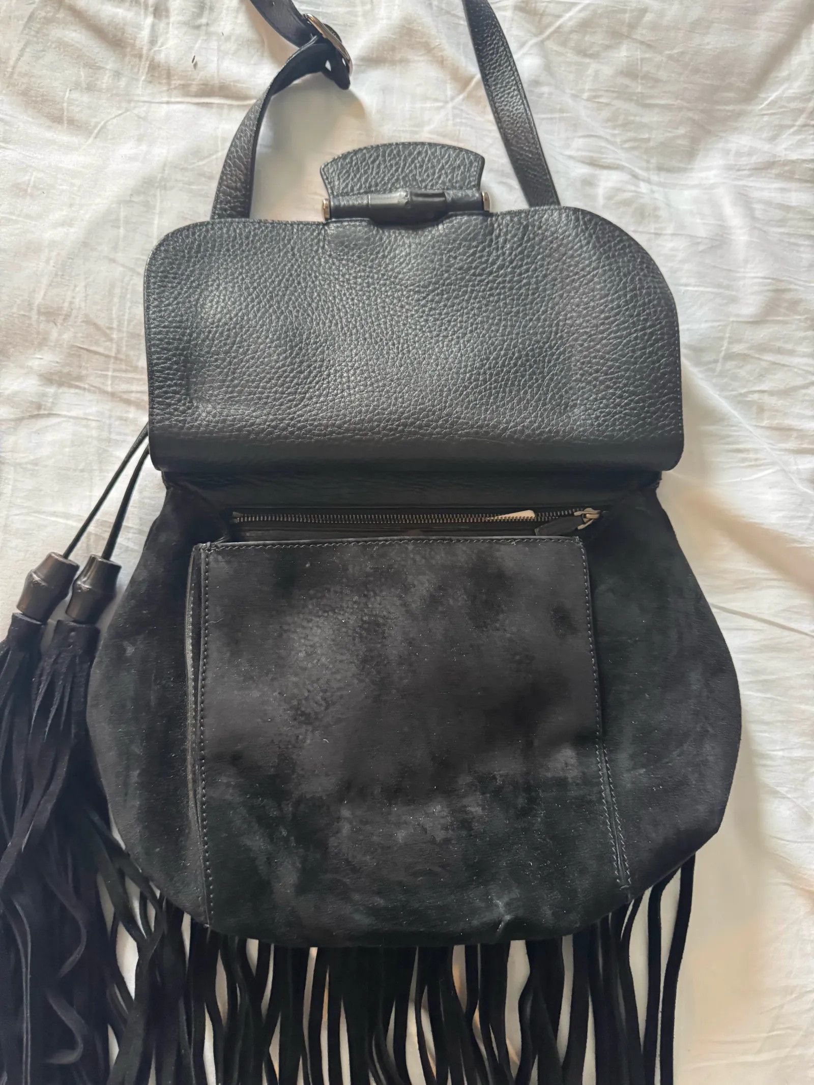Gucci Gucci Fringe crossbody Bucket Bag Size ONE SIZE - 5 Thumbnail