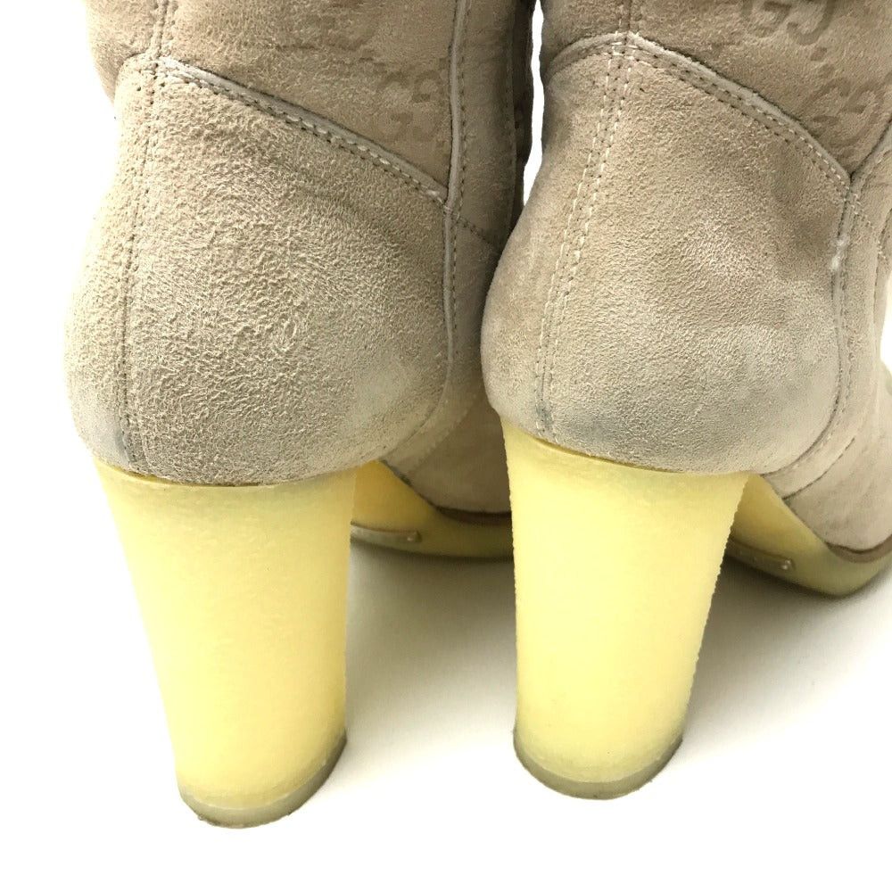 Gucci Gucci Gg Suede Long Boots Shoes Women Size US 4.5 / IT 34.5 - 5 Thumbnail
