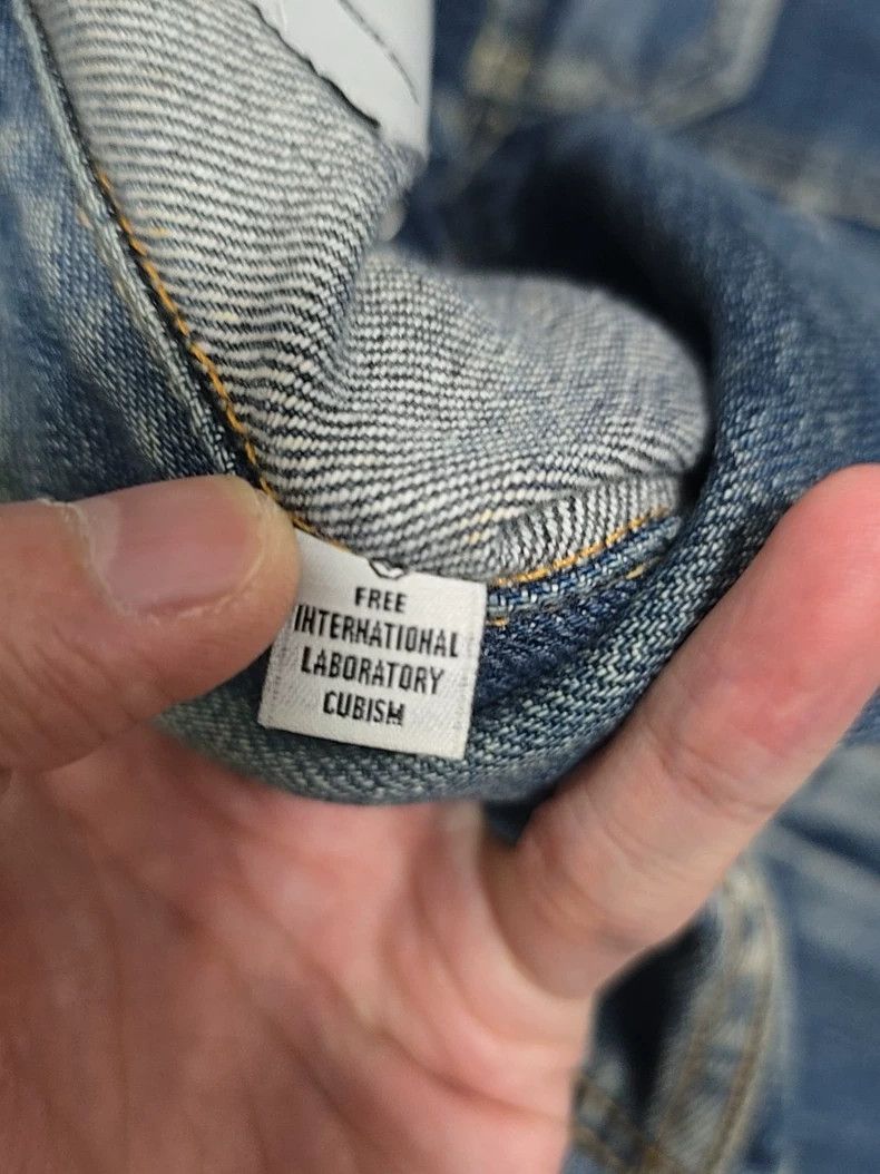 Visvim VISVIM 17 AW 101 Washed Destruction Denim Jacket -DMC Size US L / EU 52-54 / 3 - 4 Thumbnail