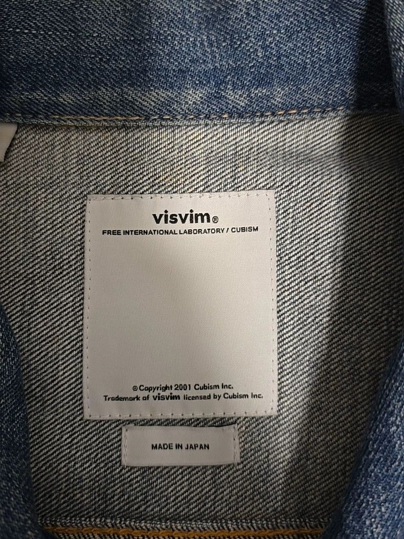 Visvim VISVIM 17 AW 101 Washed Destruction Denim Jacket -DMC Size US L / EU 52-54 / 3 - 2 Thumbnail