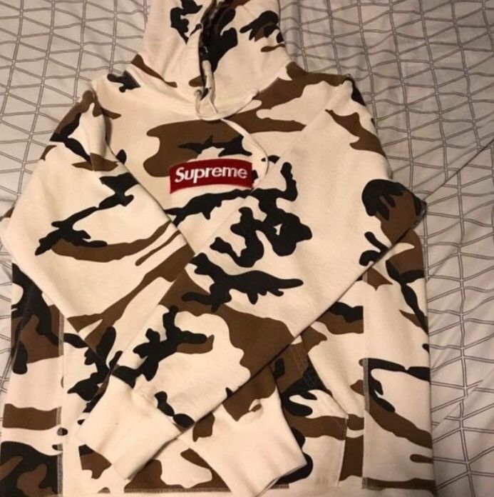 Supreme Camo Box Logo Hoodie Grailed