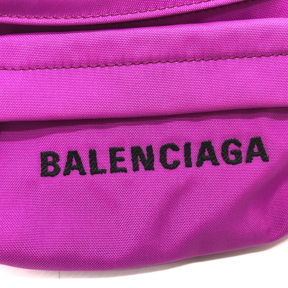 Balenciaga Balenciaga 569978 Logo Weel Wheel Body Bag Nylon Women Size ONE SIZE - 7 Thumbnail