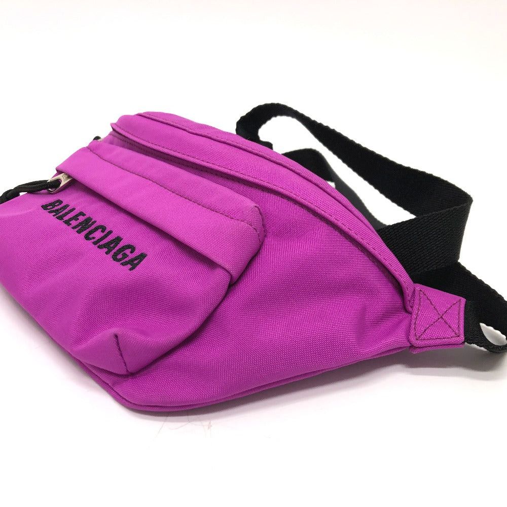 Balenciaga Balenciaga 569978 Logo Weel Wheel Body Bag Nylon Women Size ONE SIZE - 4 Thumbnail