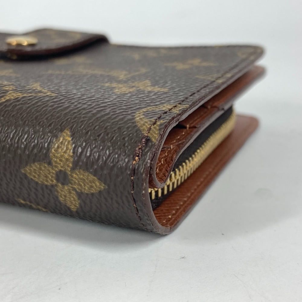 Louis Vuitton Louis Vuitton M61207 Monogram Porte Papier Zip Compact Wallet Bi-Fold Canvas Women Brown Size ONE SIZE - 9 Thumbnail