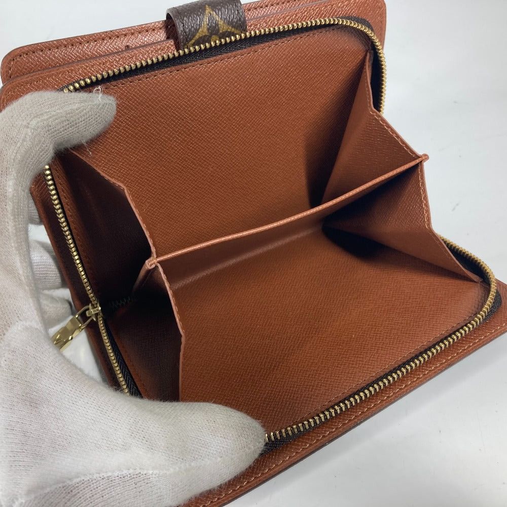 Louis Vuitton Louis Vuitton M61207 Monogram Porte Papier Zip Compact Wallet Bi-Fold Canvas Women Brown Size ONE SIZE - 18 Thumbnail