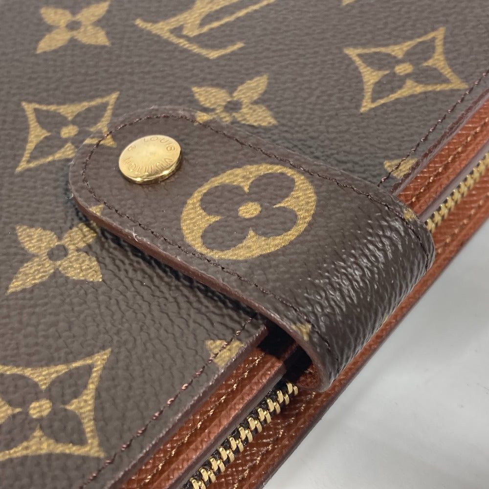 Louis Vuitton Louis Vuitton M61207 Monogram Porte Papier Zip Compact Wallet Bi-Fold Canvas Women Brown Size ONE SIZE - 6 Thumbnail