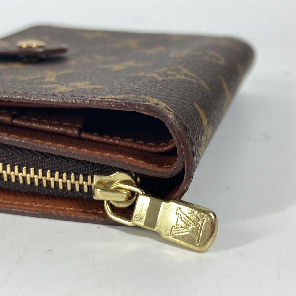 Louis Vuitton Louis Vuitton M61207 Monogram Porte Papier Zip Compact Wallet Bi-Fold Canvas Women Brown Size ONE SIZE - 8 Thumbnail