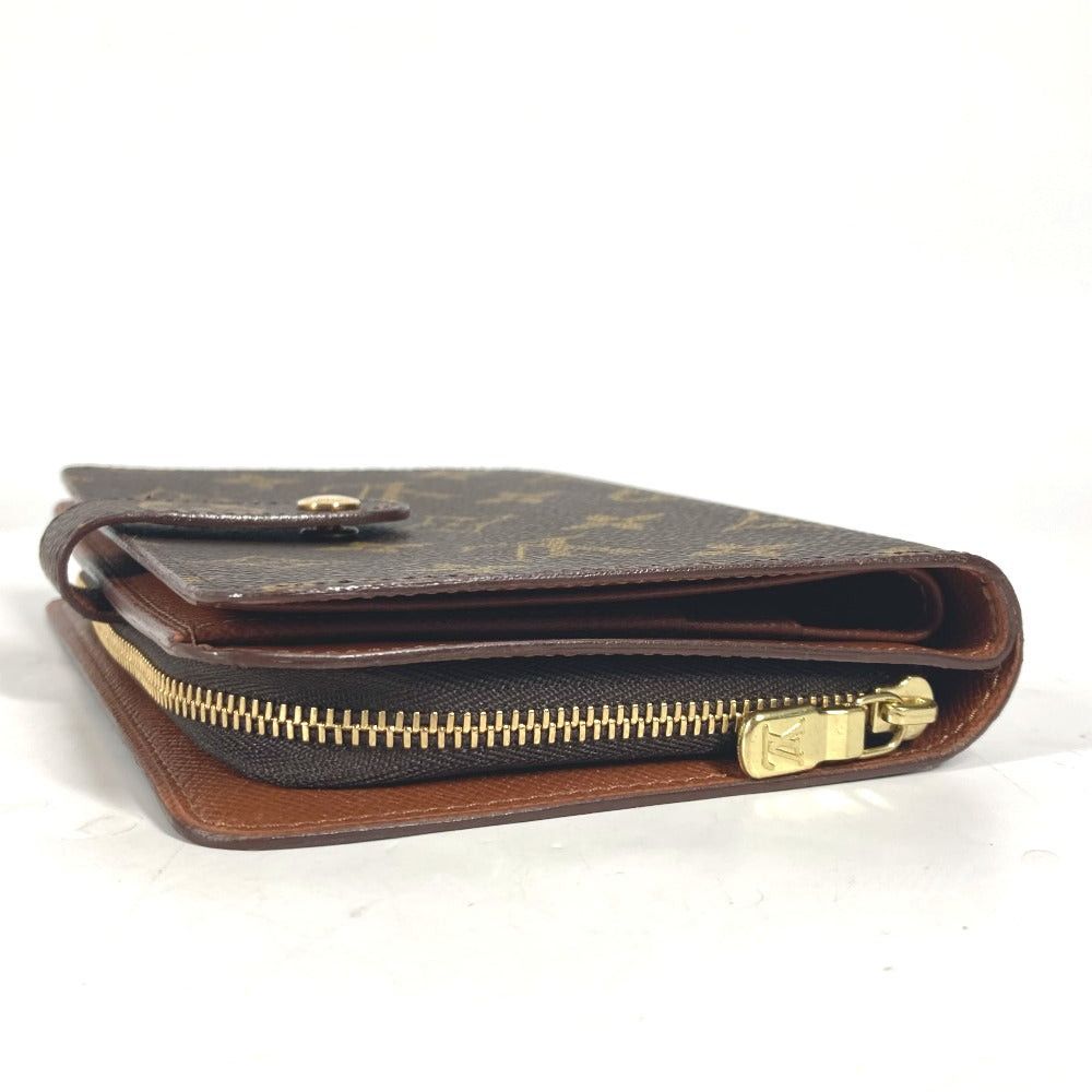 Louis Vuitton Louis Vuitton M61207 Monogram Porte Papier Zip Compact Wallet Bi-Fold Canvas Women Brown Size ONE SIZE - 3 Thumbnail