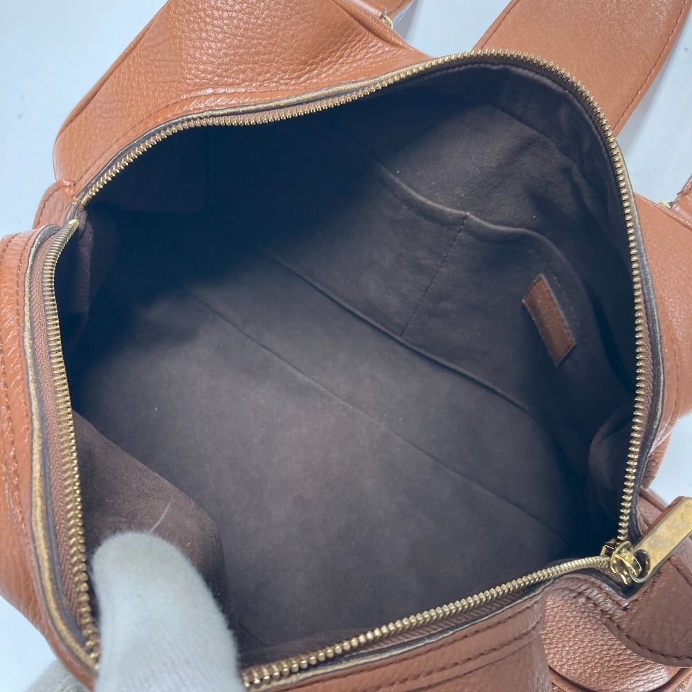 Louis Vuitton Louis Vuitton M97052 Monogram Mahina Lunar Pm Tote Bag Briefcase Shawl Shoulder Leather Women Brown Size ONE SIZE - 11 Thumbnail