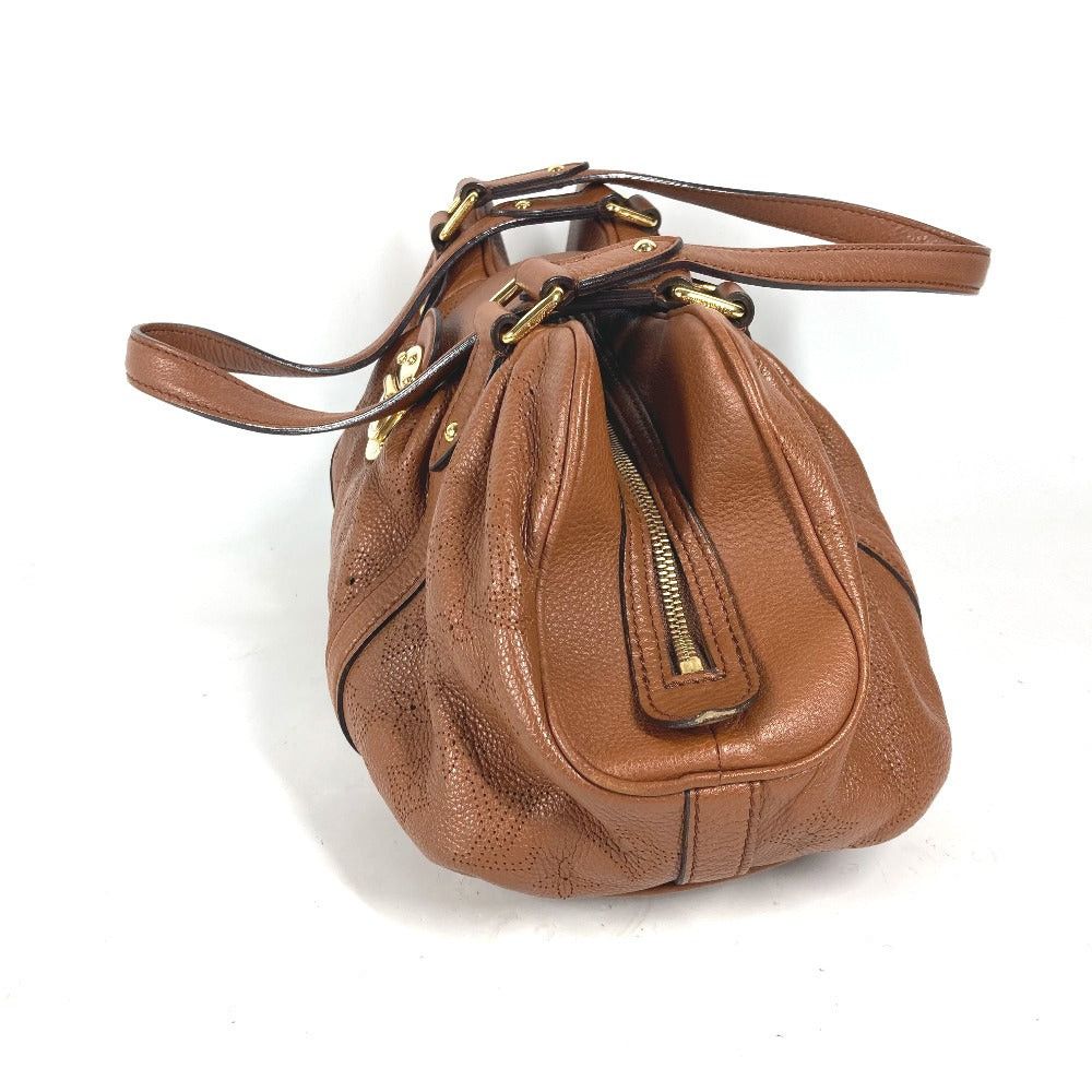 Louis Vuitton Louis Vuitton M97052 Monogram Mahina Lunar Pm Tote Bag Briefcase Shawl Shoulder Leather Women Brown Size ONE SIZE - 4 Thumbnail