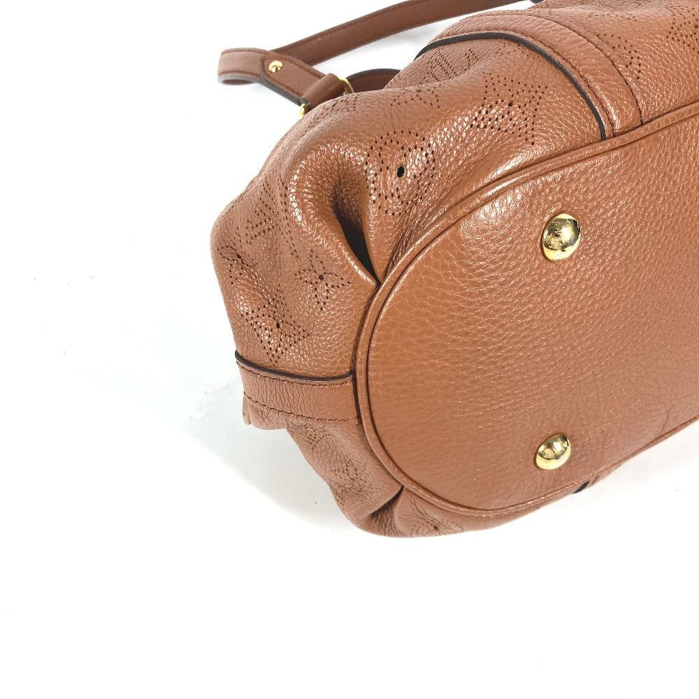 Louis Vuitton Louis Vuitton M97052 Monogram Mahina Lunar Pm Tote Bag Briefcase Shawl Shoulder Leather Women Brown Size ONE SIZE - 8 Thumbnail