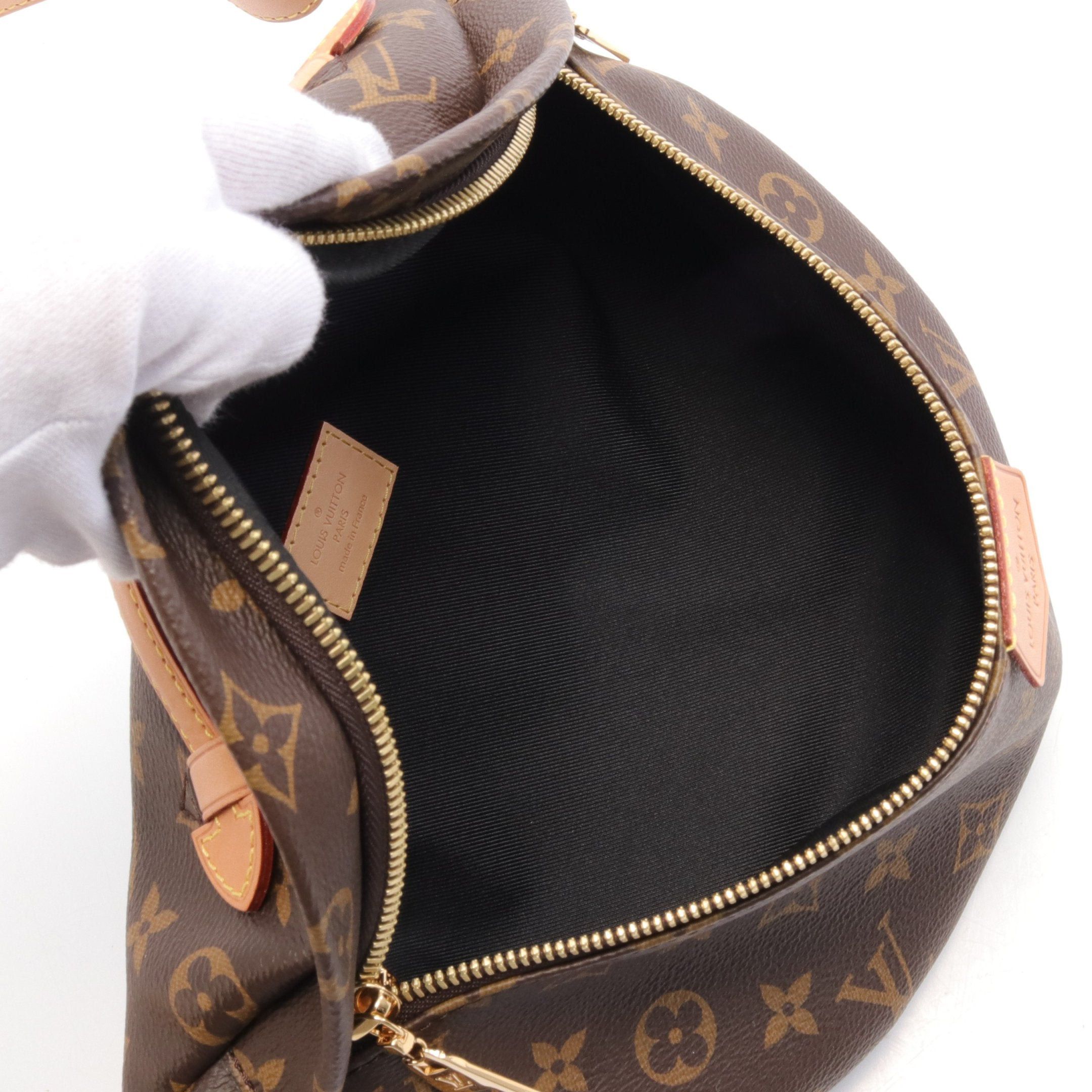 Louis Vuitton Louis Vuitton Bum Bag Monogram Body Waist Leather Brown Size ONE SIZE - 3 Thumbnail