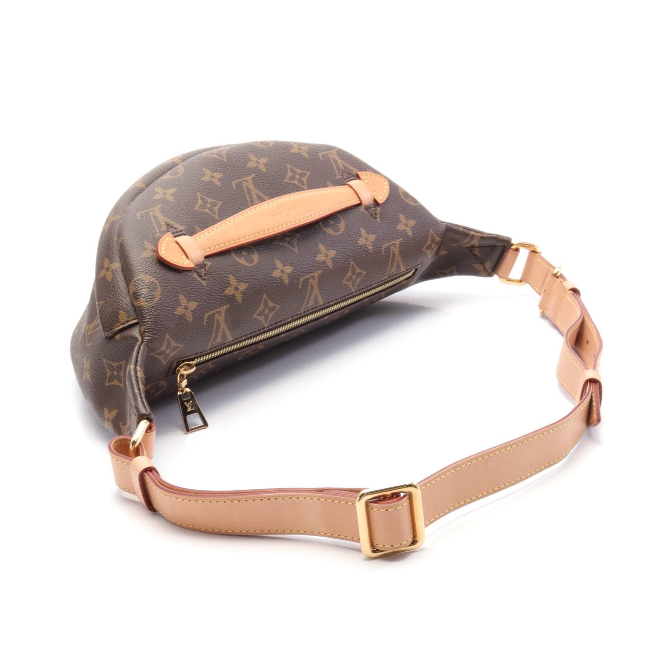 Louis Vuitton Louis Vuitton Bum Bag Monogram Body Waist Leather Brown Size ONE SIZE - 2 Thumbnail