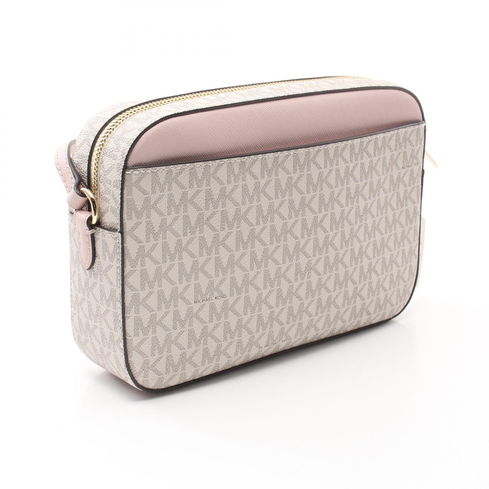 Michael Kors Michael Kors Jet Set Item Shoulder Bag Coated Canvas Leather White Pink Size ONE SIZE - 2 Thumbnail