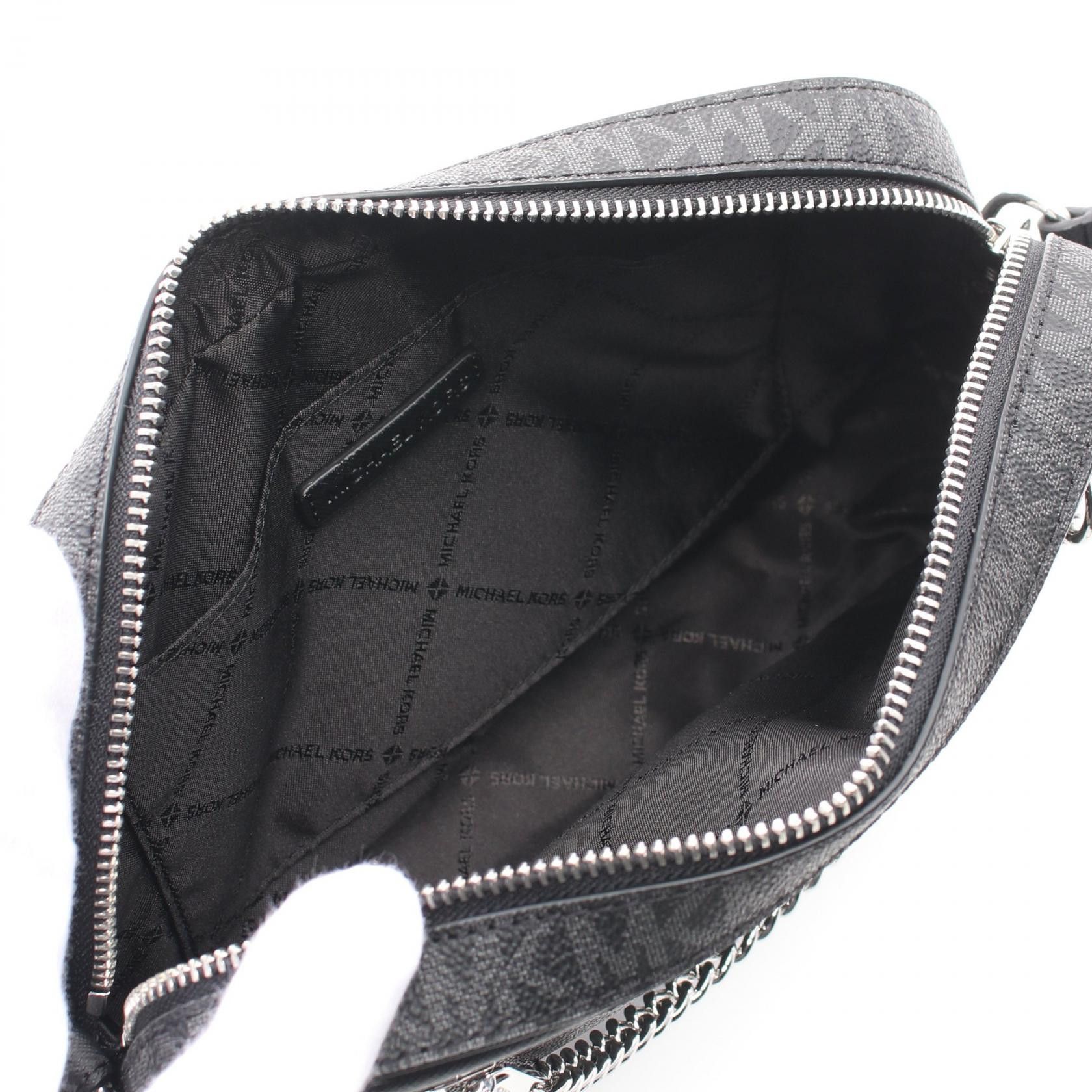 Michael Kors Michael Kors Jet Set Item Items Shoulder Bag Coated Canvas Leather Black Size ONE SIZE - 3 Thumbnail