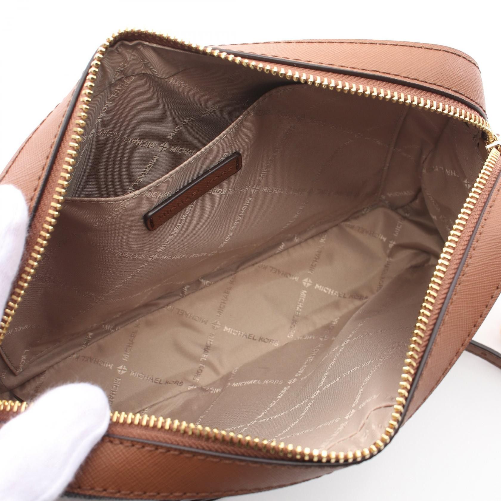 Michael Kors Michael Kors Jet Set Item Items Shoulder Bag Coated Canvas Leather Brown Size ONE SIZE - 3 Thumbnail