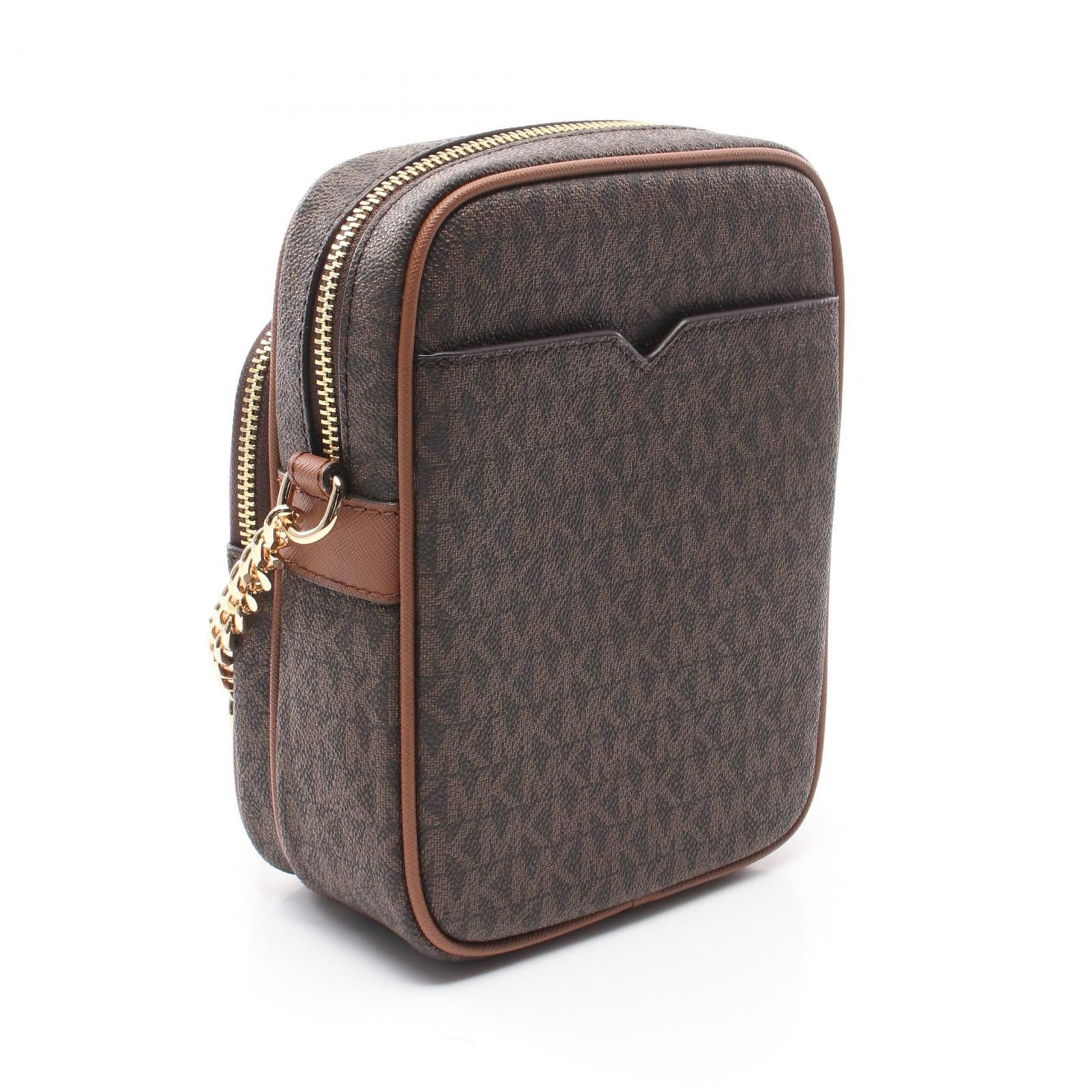 Michael Kors Michael Kors Jet Set Travel Shoulder Bag Coated Canvas Leather Brown Size ONE SIZE - 2 Thumbnail