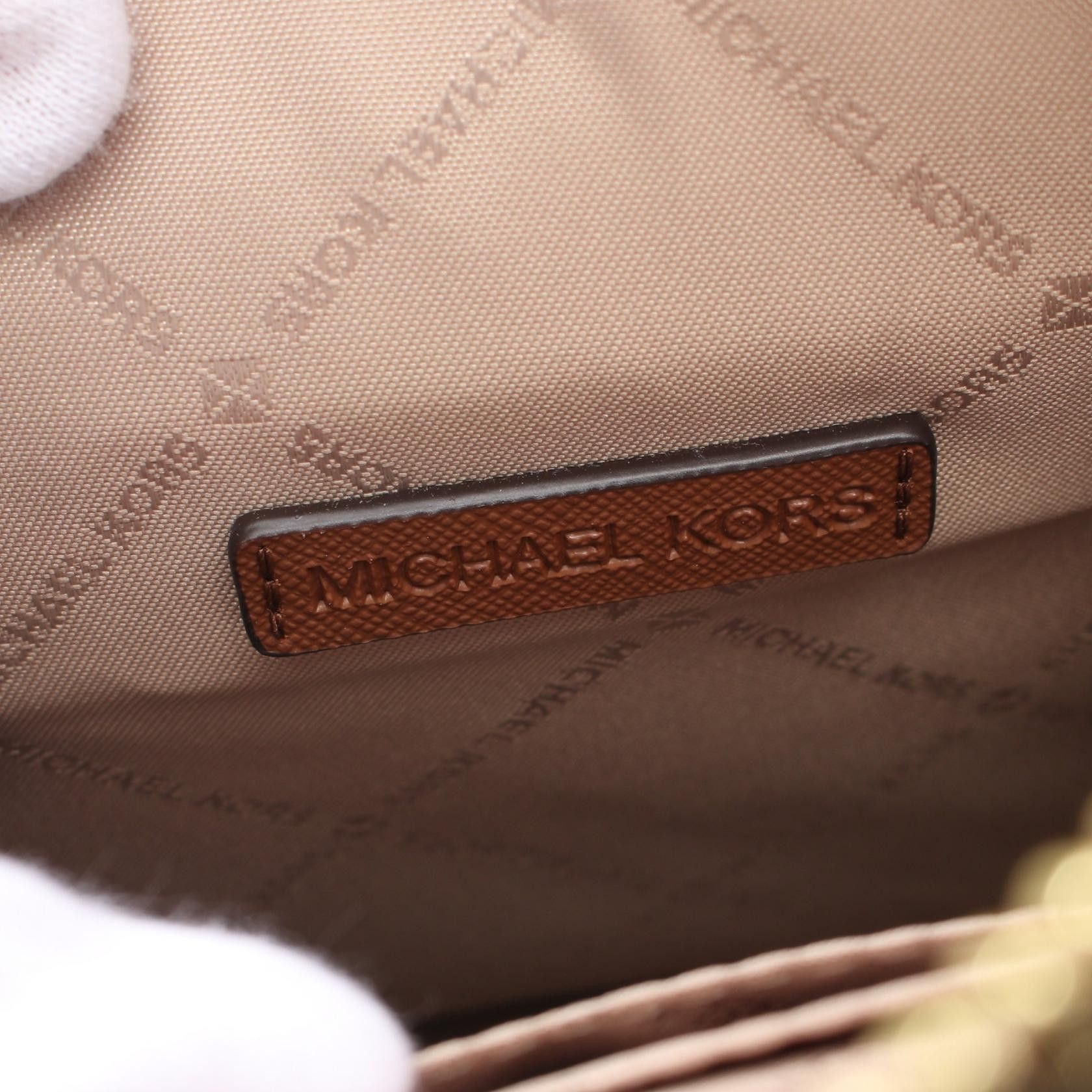 Michael Kors Michael Kors Jet Set Travel Shoulder Bag Coated Canvas Leather Brown Size ONE SIZE - 4 Thumbnail