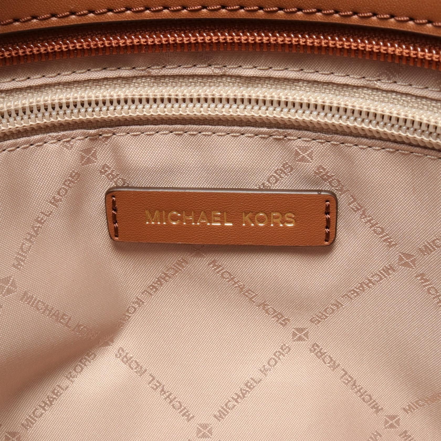 Michael Kors Michael Kors Jet Set Travel Handbag Tote Bag Coated Canvas Leather Brown Size ONE SIZE - 4 Thumbnail