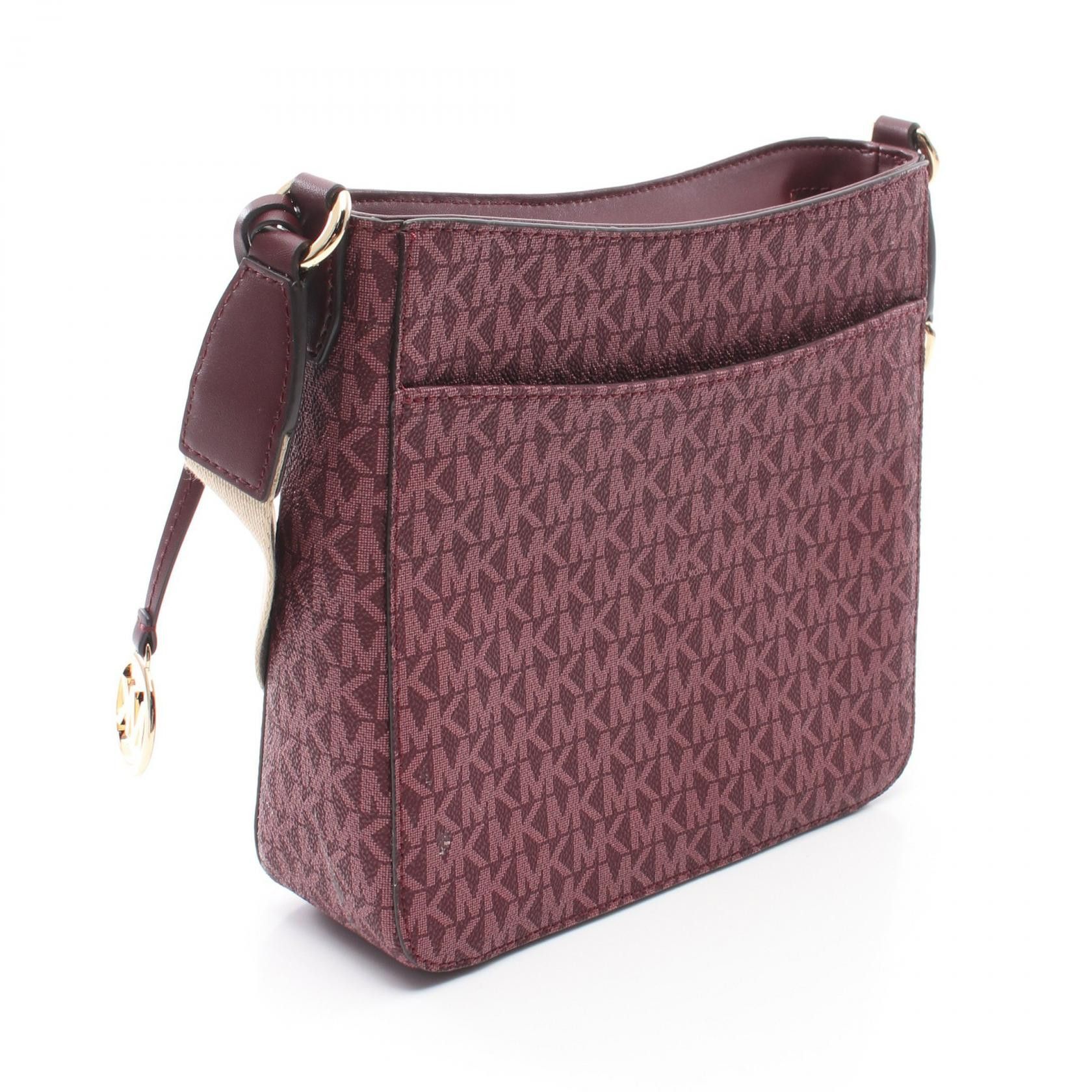 Michael Kors Michael Kors Jet Set Travel Small Shoulder Bag Coated Canvas Leather Bordeaux Size ONE SIZE - 2 Thumbnail