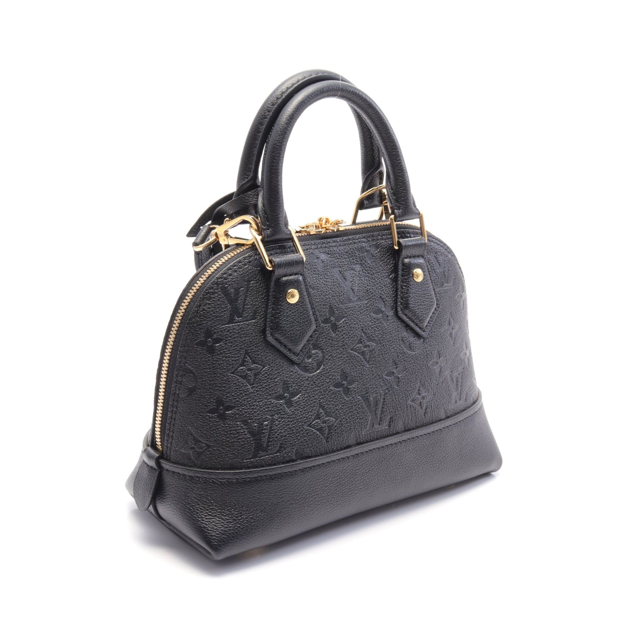 Louis Vuitton Louis Vuitton Neo Alma Bb Monogram Empreinte Noir Handbag Leather Black Size ONE SIZE - 2 Thumbnail