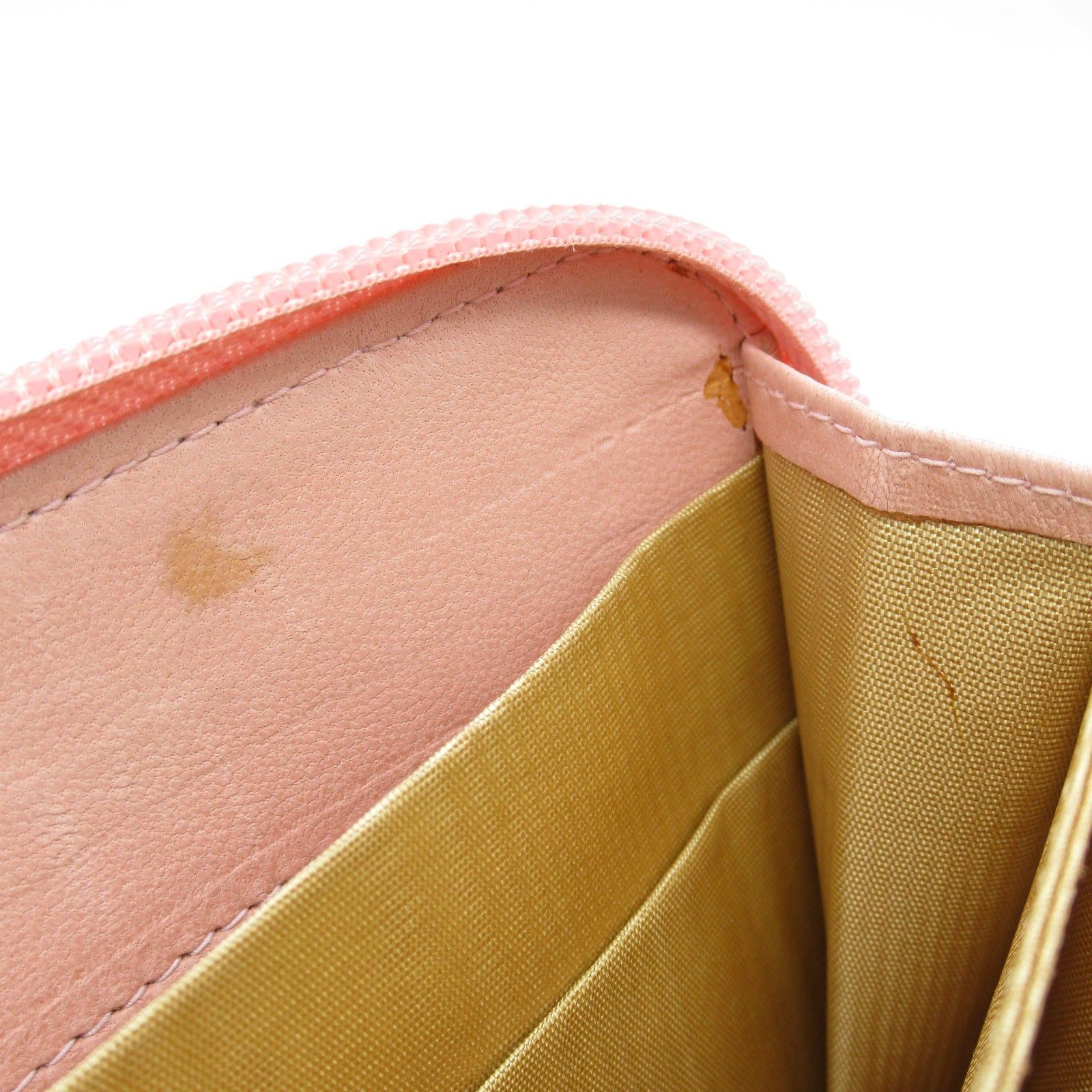 Chanel Chanel Coco Mark Round Long Wallet Zipper Caviar Skin (Grained Calf) Pink Gold Hardware Size ONE SIZE - 8 Thumbnail