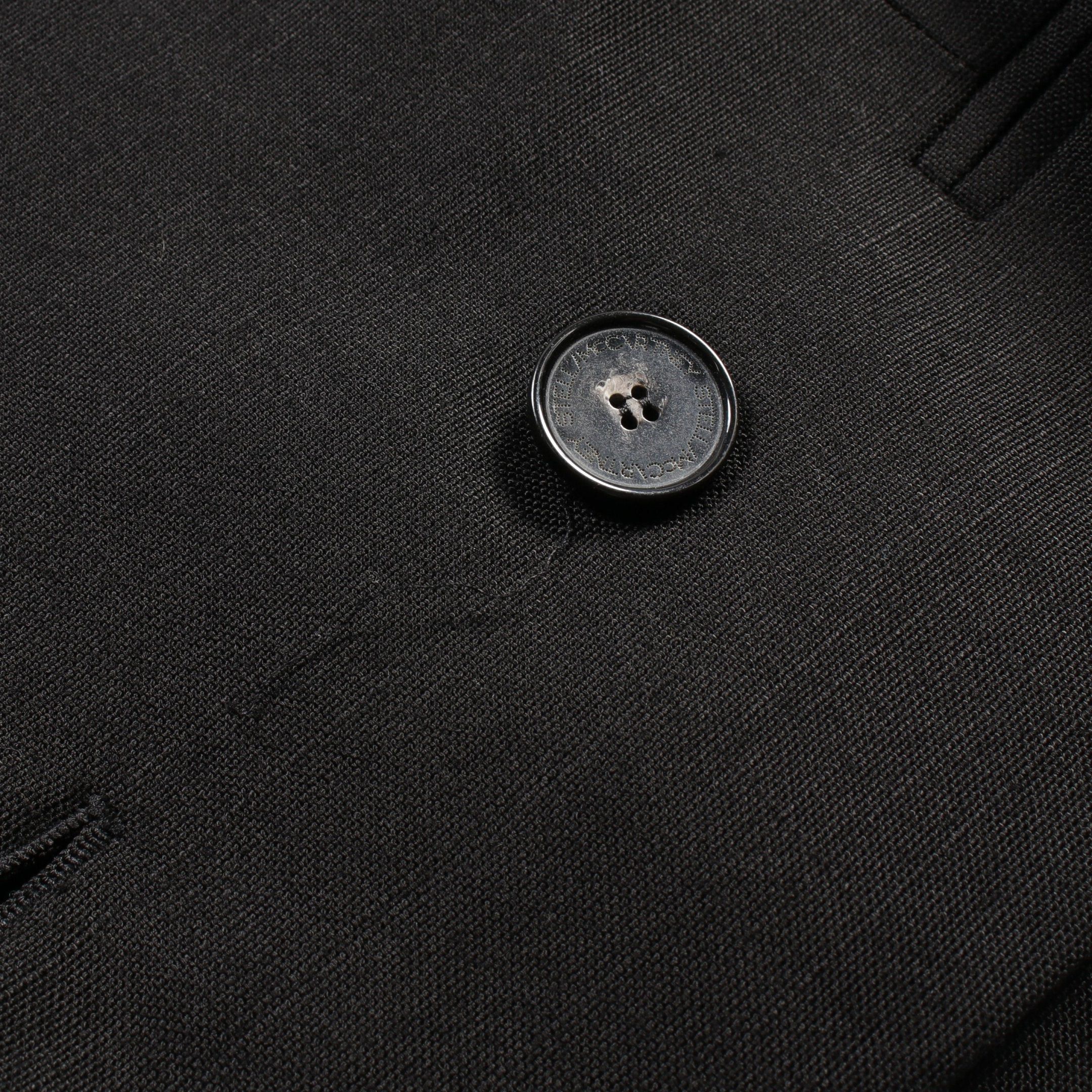 Stella McCartney Stella Mccartney Short Tailored Jacket Rayon Black Double Breasted Size ONE SIZE - 8 Thumbnail