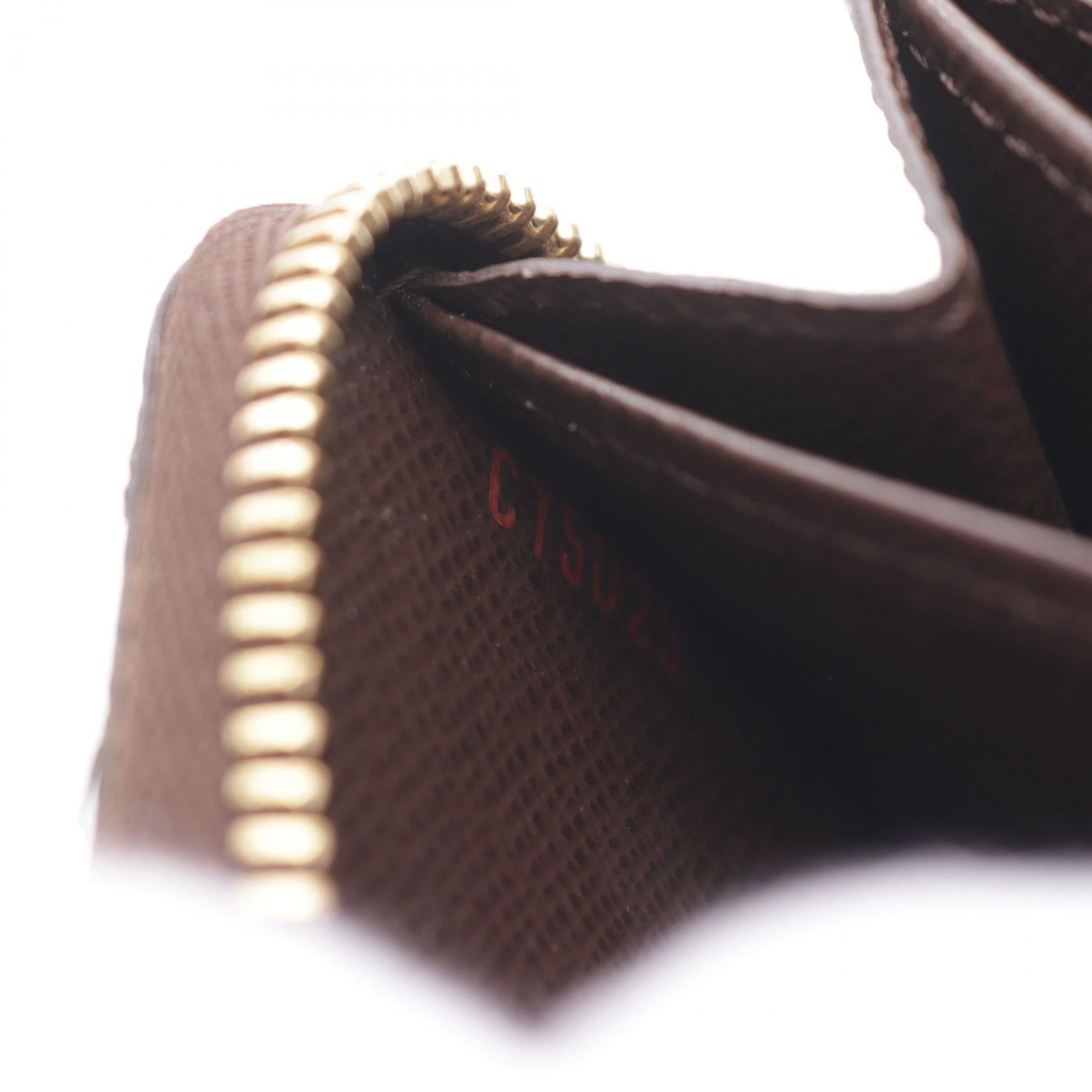 Louis Vuitton Louis Vuitton Zippy Coin Purse Damier Ebene Brown Size ONE SIZE - 5 Thumbnail
