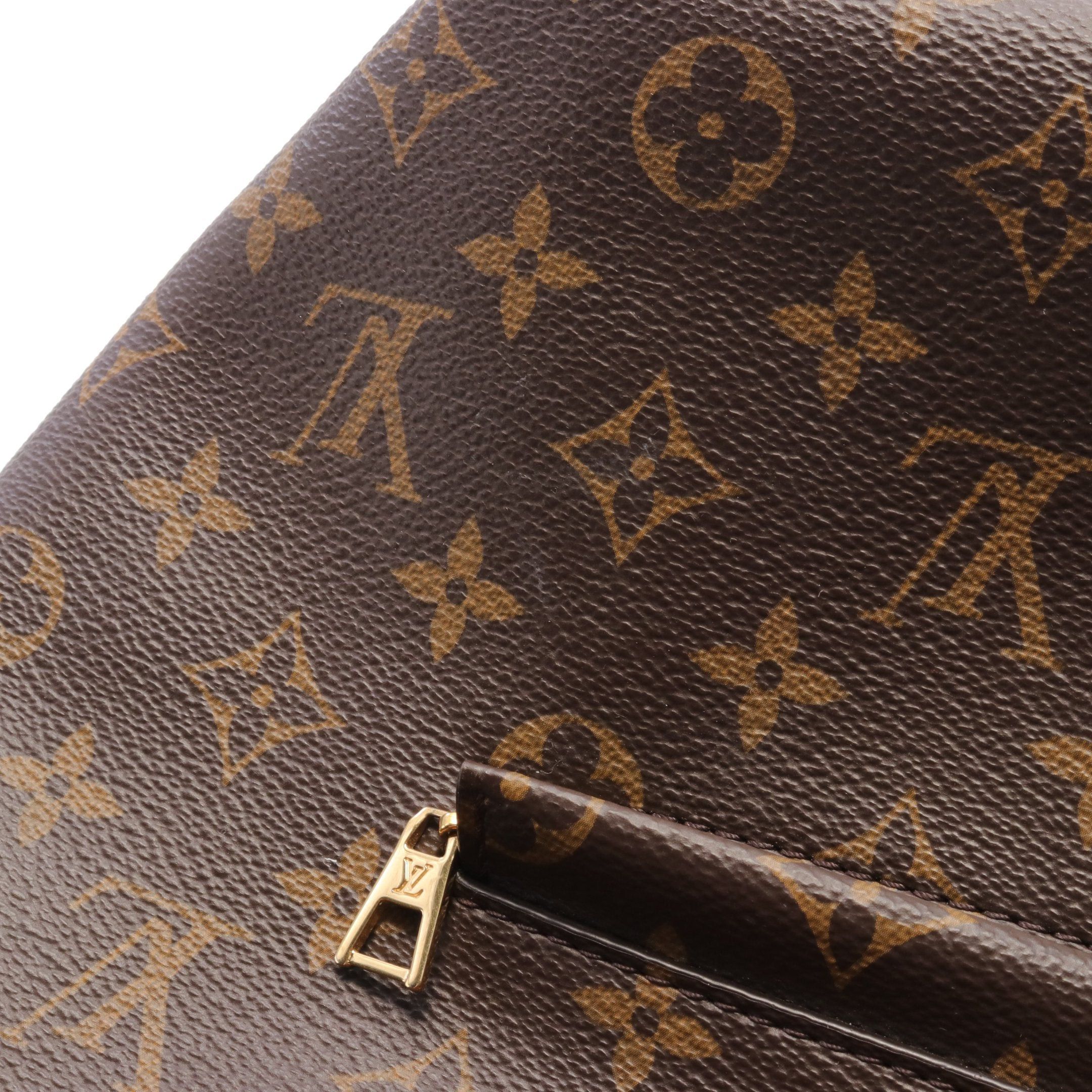 Louis Vuitton Louis Vuitton Montsouris Nm Pm Monogram Backpack Rucksack Leather Brown Black Size ONE SIZE - 8 Thumbnail