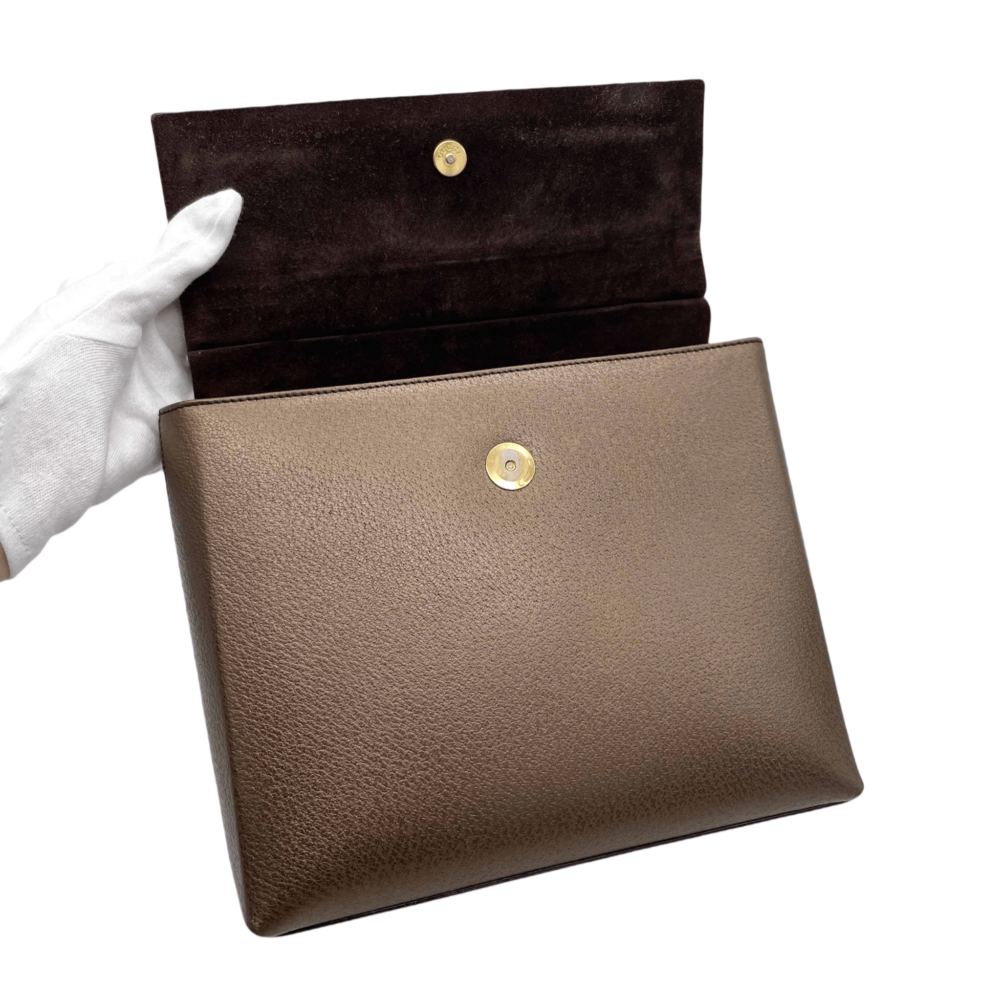 Gucci Gucci Bamboo Handle Handbag Size ONE SIZE - 10 Thumbnail
