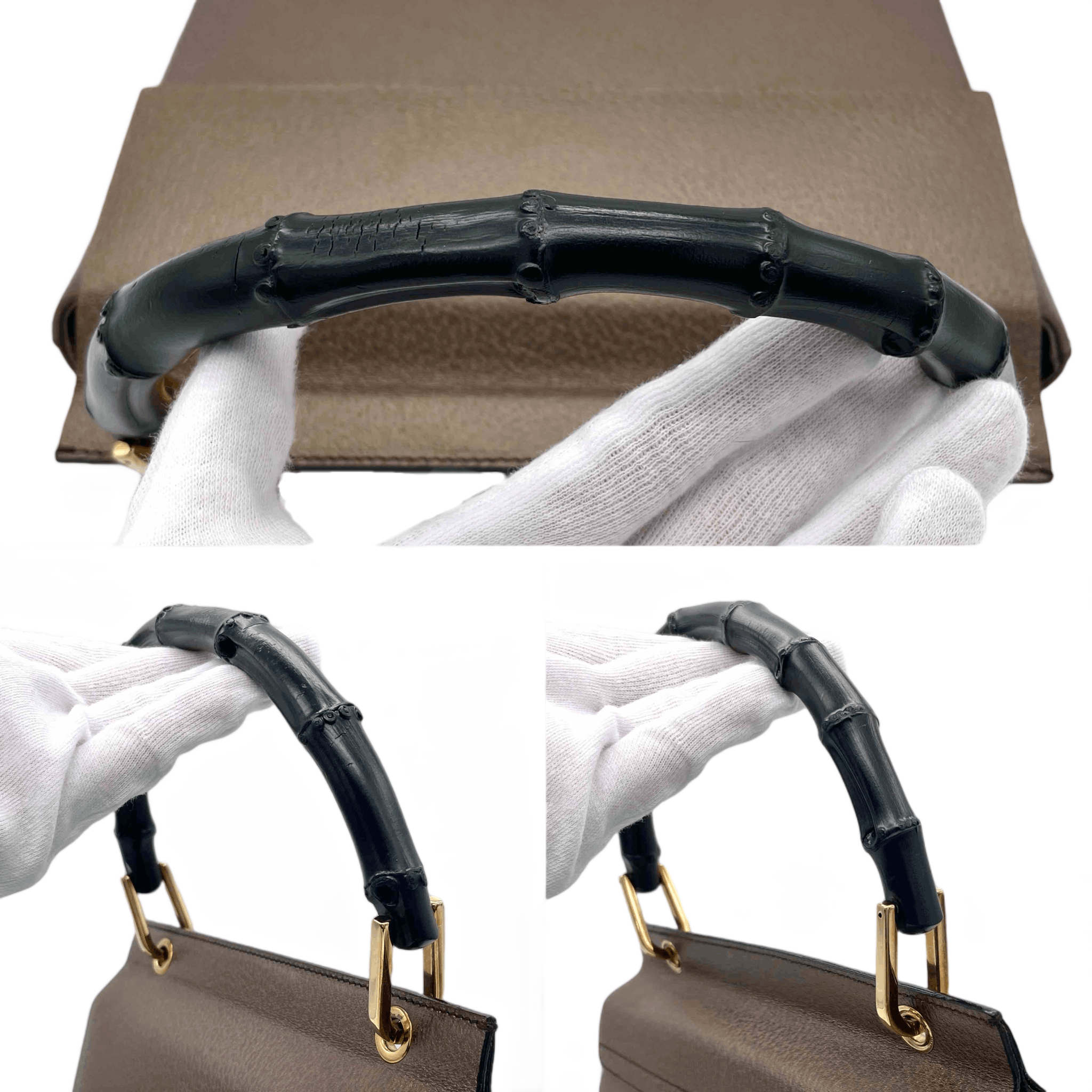 Gucci Gucci Bamboo Handle Handbag Size ONE SIZE - 8 Thumbnail