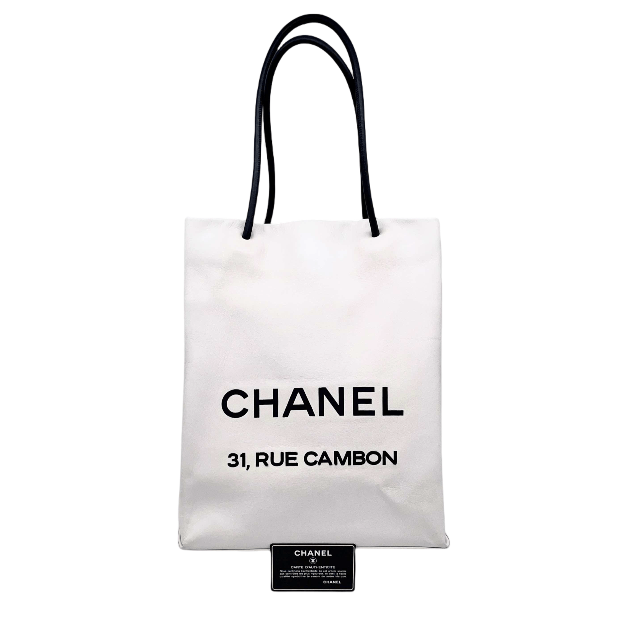 Chanel Chanel Logo Essential Tote Bag White/2009Ss Size ONE SIZE - 4 Thumbnail